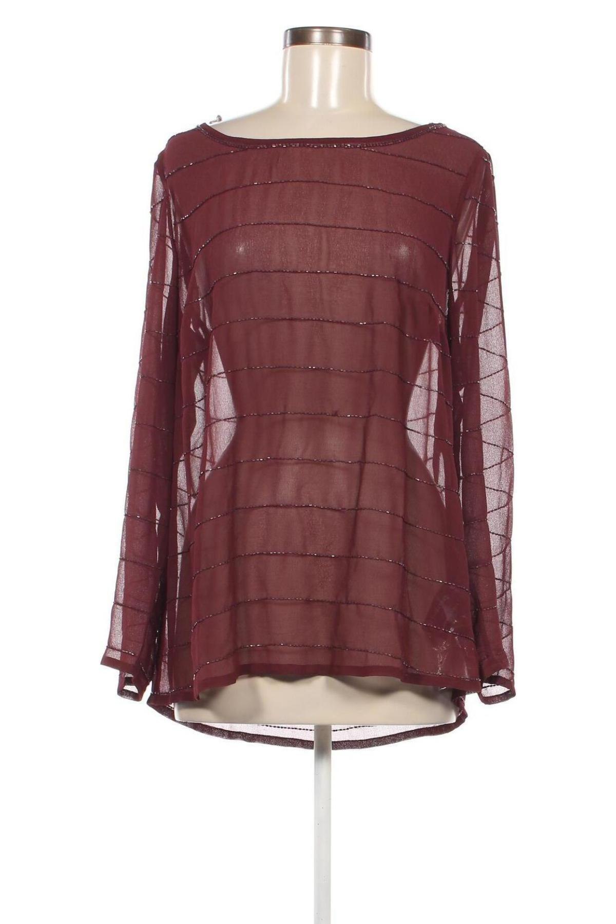 Дамска блуза Sheego, Размер XL, Цвят Червен, Цена 17,30 лв.