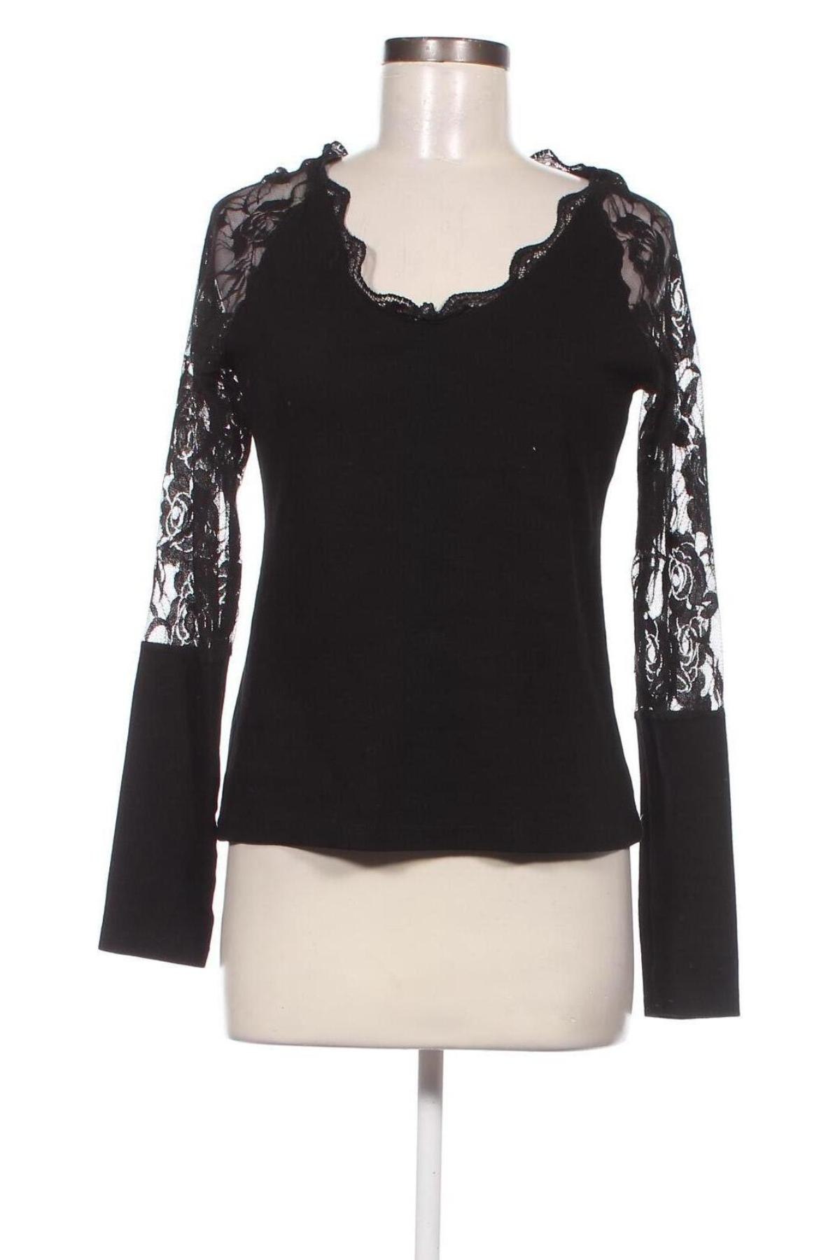 Дамска блуза Sheilay, Размер M, Цвят Черен, Цена 7,41 лв.
