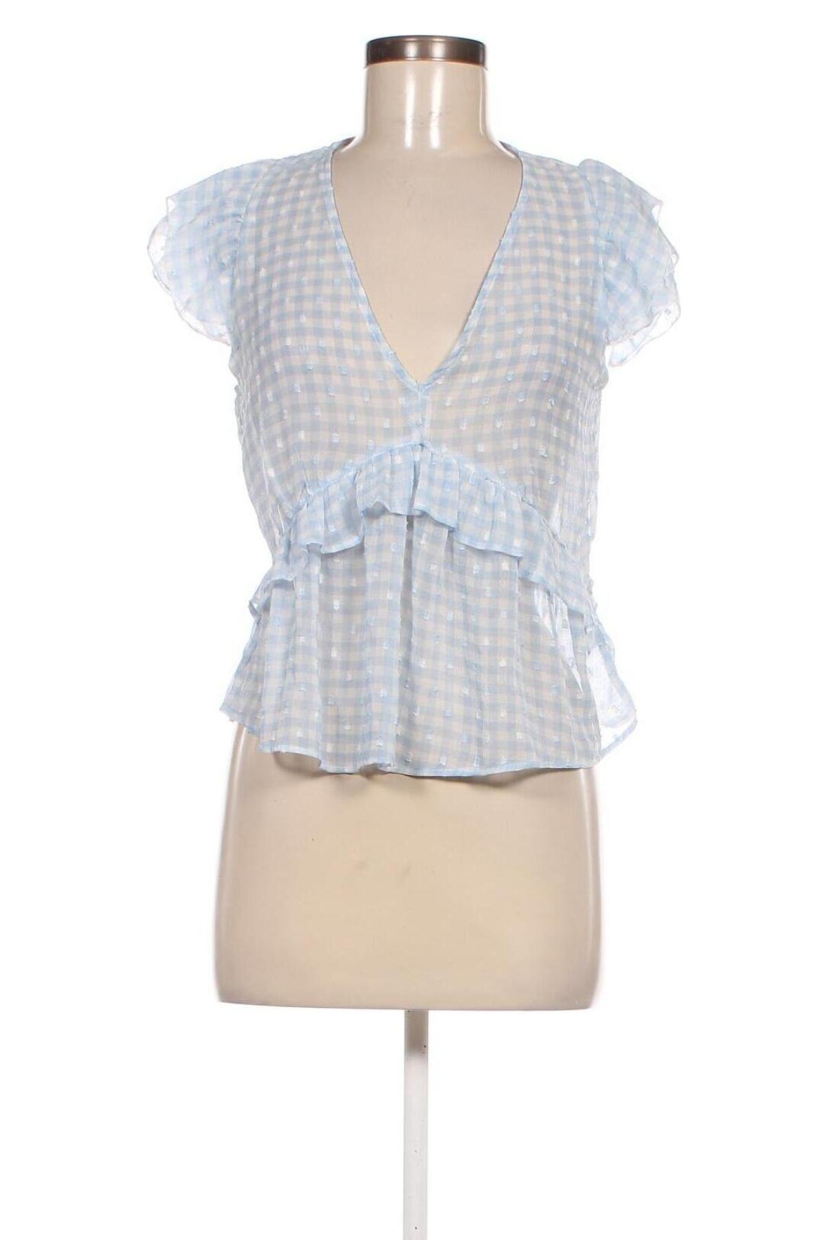 Damen Shirt Stradivarius, Größe M, Farbe Blau, Preis € 4,00