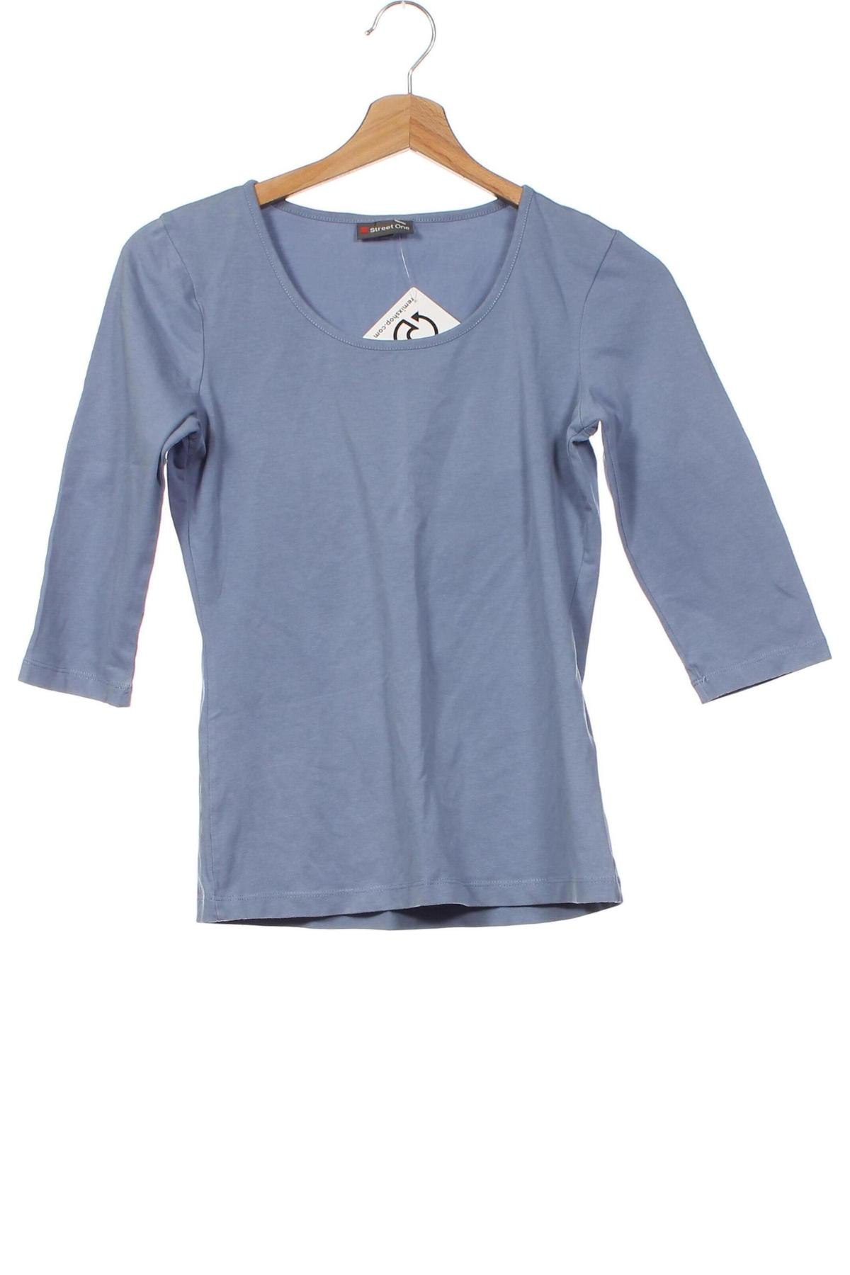 Γυναικεία μπλούζα Street One, Μέγεθος XS, Χρώμα Μπλέ, Τιμή 6,45 €