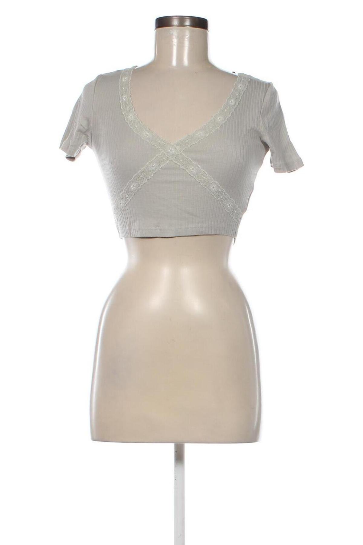 Γυναικεία μπλούζα Tally Weijl, Μέγεθος XS, Χρώμα Γκρί, Τιμή 5,43 €