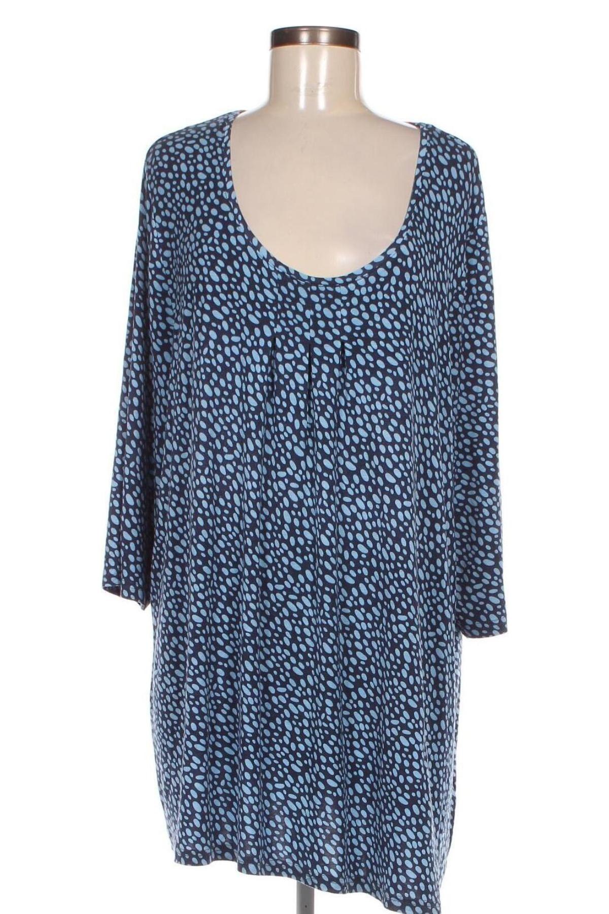 Damen Shirt Ulla Popken, Größe 3XL, Farbe Blau, Preis 17,39 €