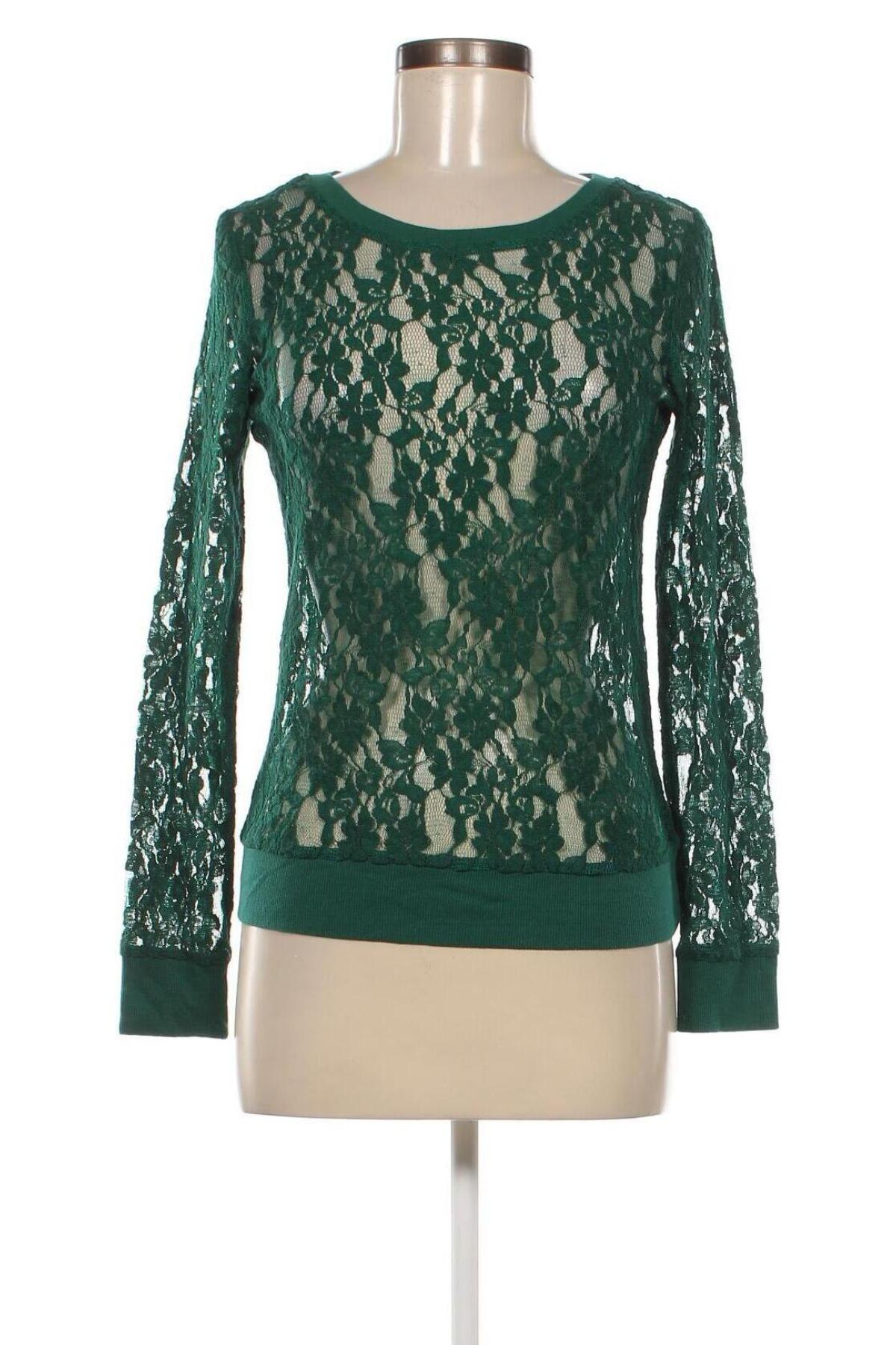 Γυναικεία μπλούζα VILA, Μέγεθος S, Χρώμα Πράσινο, Τιμή 1,86 €