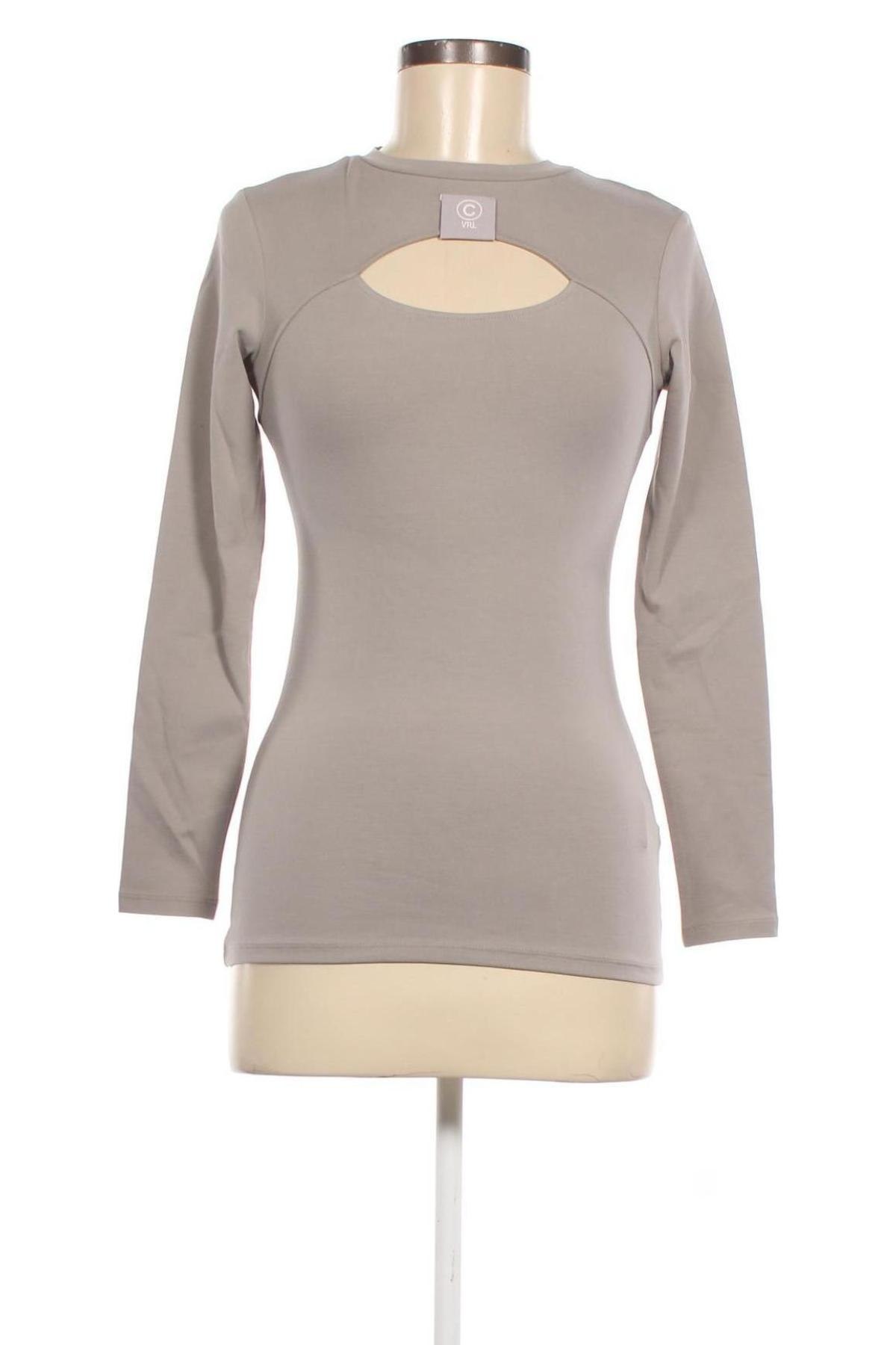 Damen Shirt Viral Vibes, Größe S, Farbe Grau, Preis 5,95 €