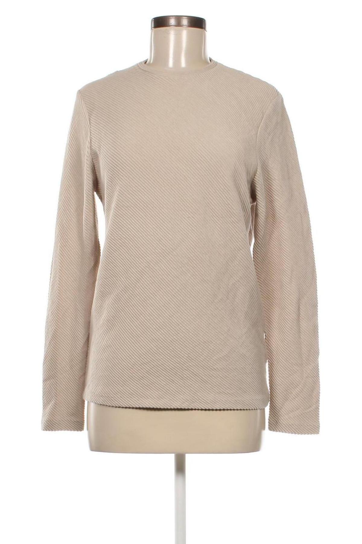 Дамска блуза Zara, Размер S, Цвят Бежов, Цена 6,75 лв.