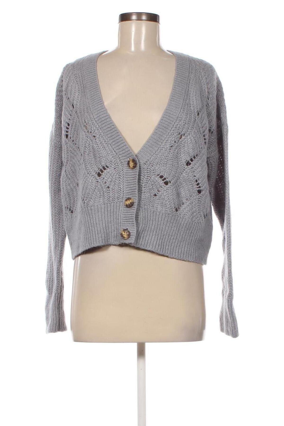 Cardigan de damă, Mărime L, Culoare Albastru, Preț 95,39 Lei