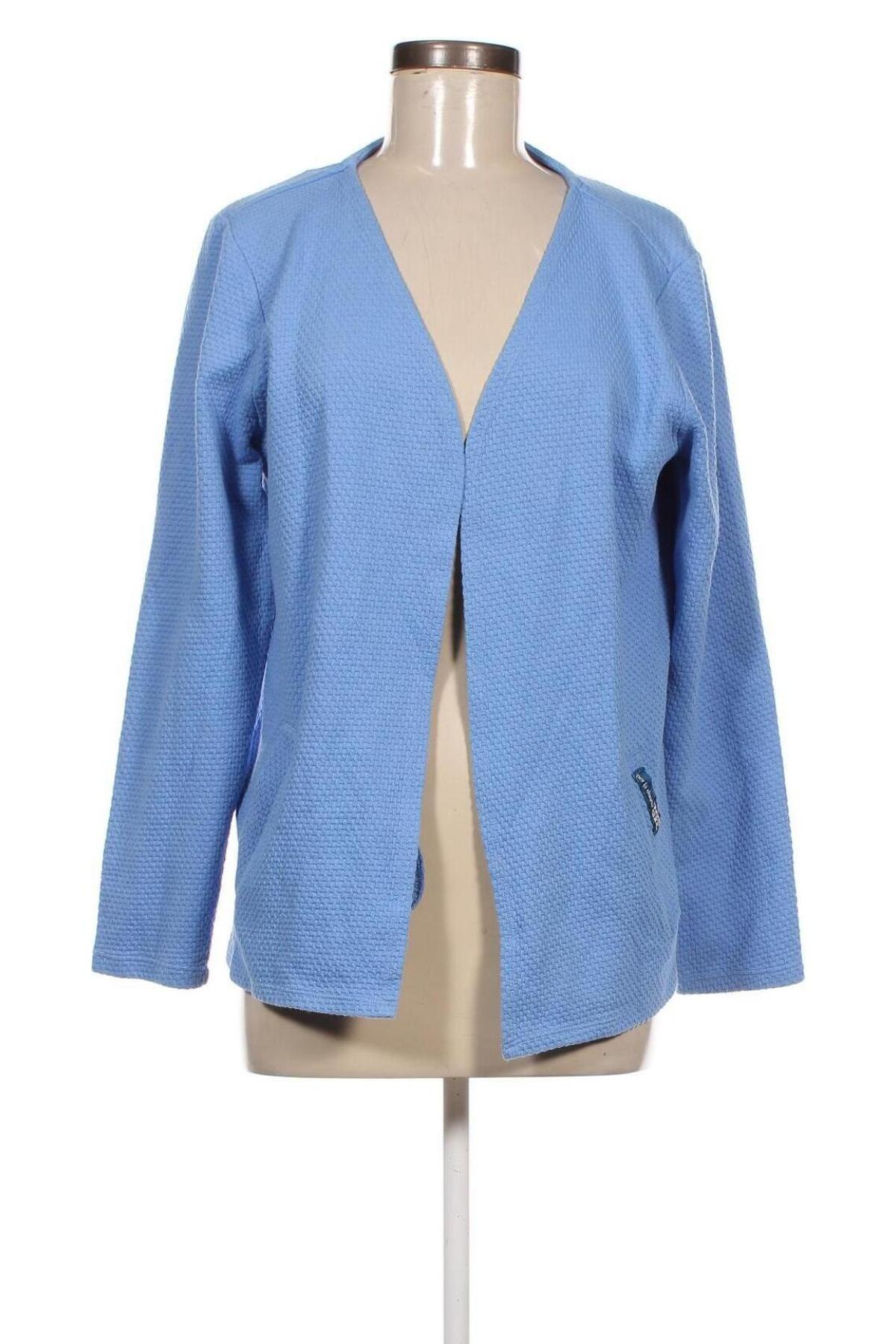 Damen Strickjacke Laura Torelli, Größe M, Farbe Blau, Preis 5,12 €