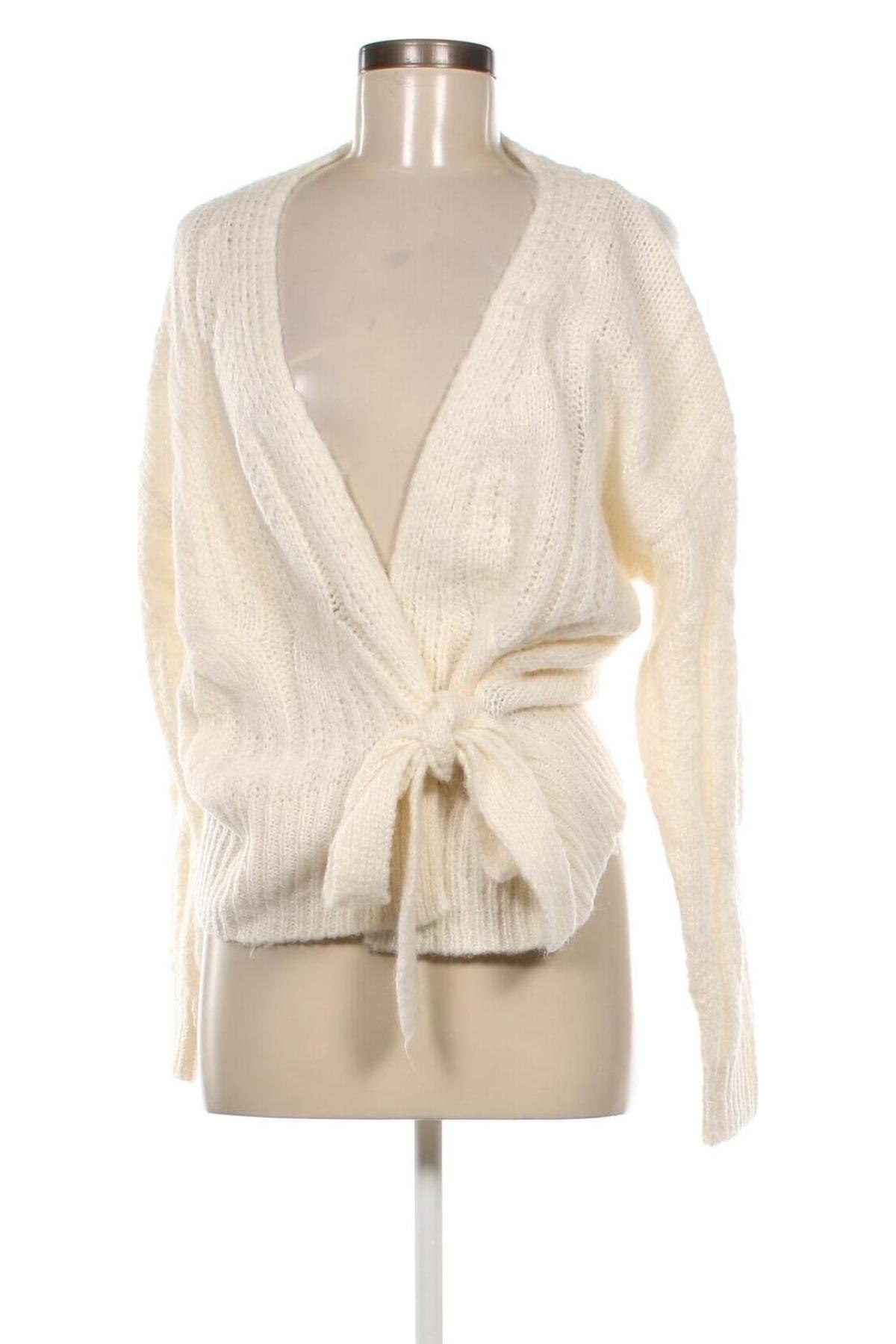 Cardigan de damă Millenium, Mărime L, Culoare Alb, Preț 42,93 Lei