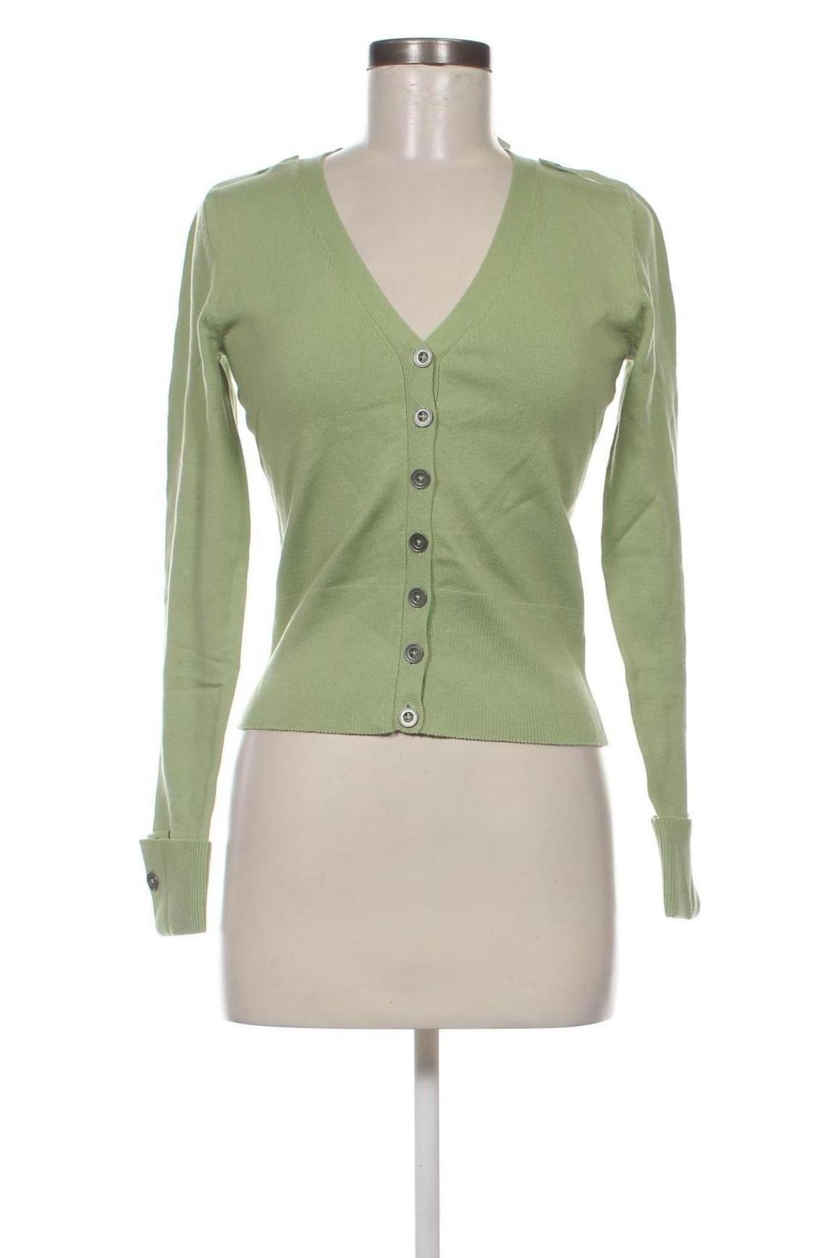 Damen Strickjacke Moda International, Größe S, Farbe Grün, Preis € 6,00
