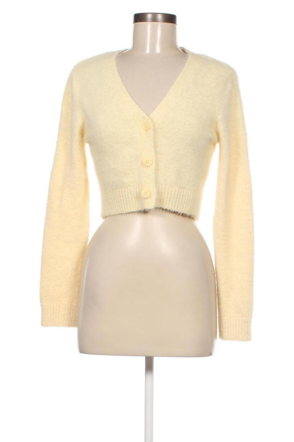 Cardigan de damă Stradivarius, Mărime L, Culoare Ecru, Preț 28,99 Lei