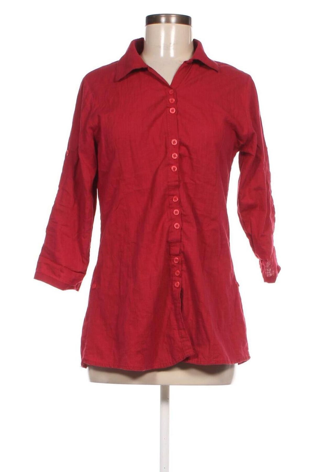 Γυναικείο πουκάμισο, Μέγεθος XL, Χρώμα Κόκκινο, Τιμή 6,52 €