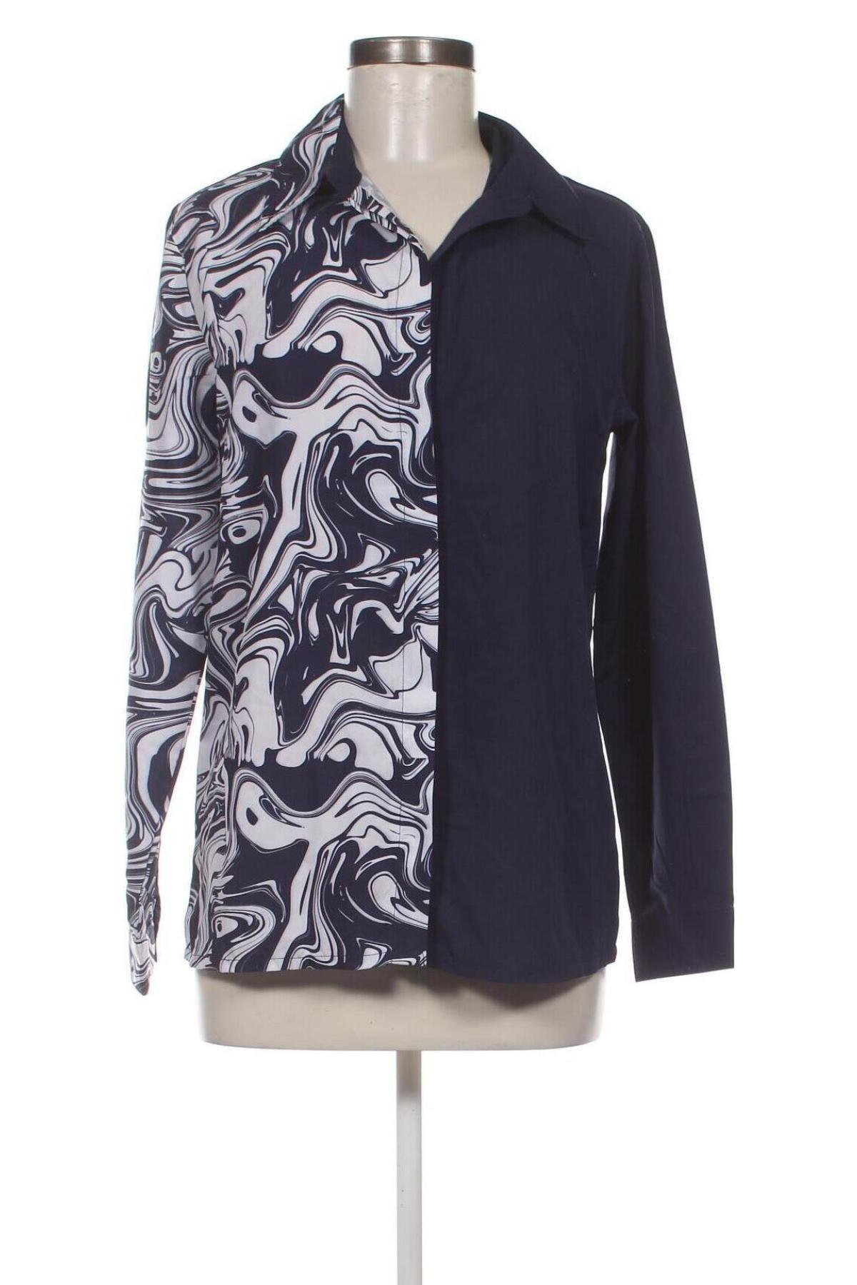 Γυναικείο πουκάμισο City Goddess, Μέγεθος M, Χρώμα Μπλέ, Τιμή 28,17 €