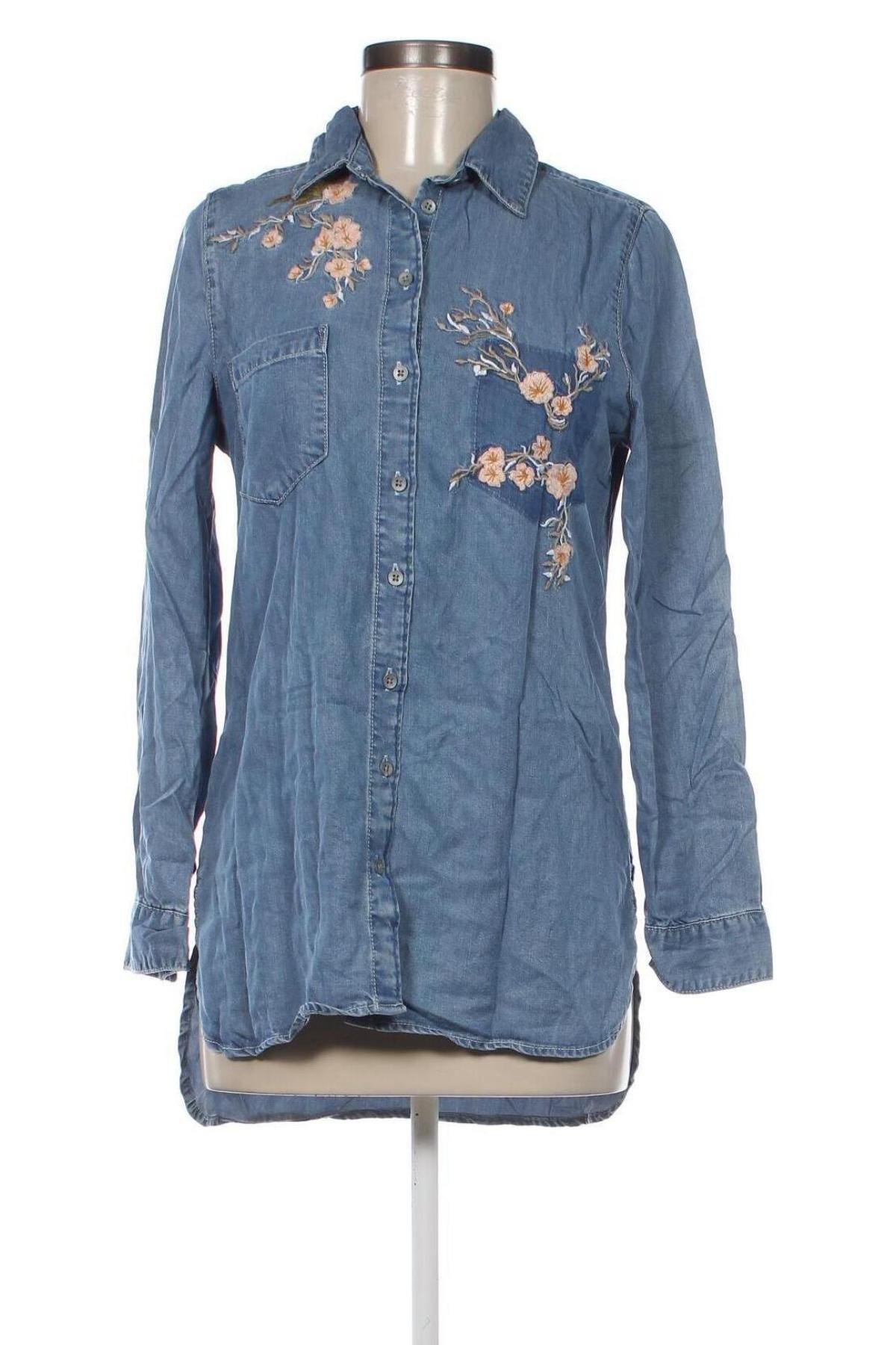 Γυναικείο πουκάμισο Denim Co., Μέγεθος XS, Χρώμα Μπλέ, Τιμή 4,02 €