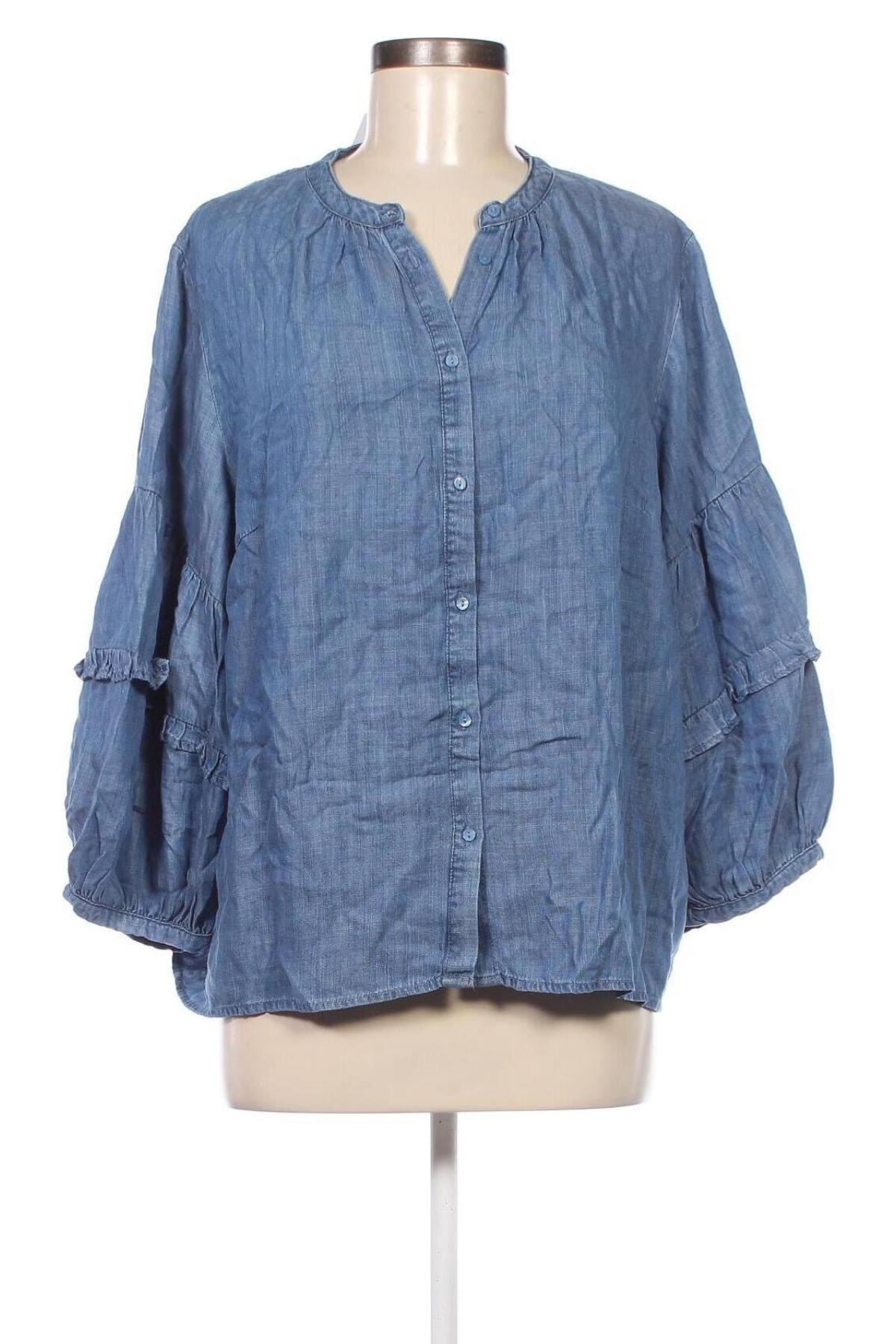 Női ing Design By Kappahl, Méret L, Szín Kék, Ár 8 626 Ft