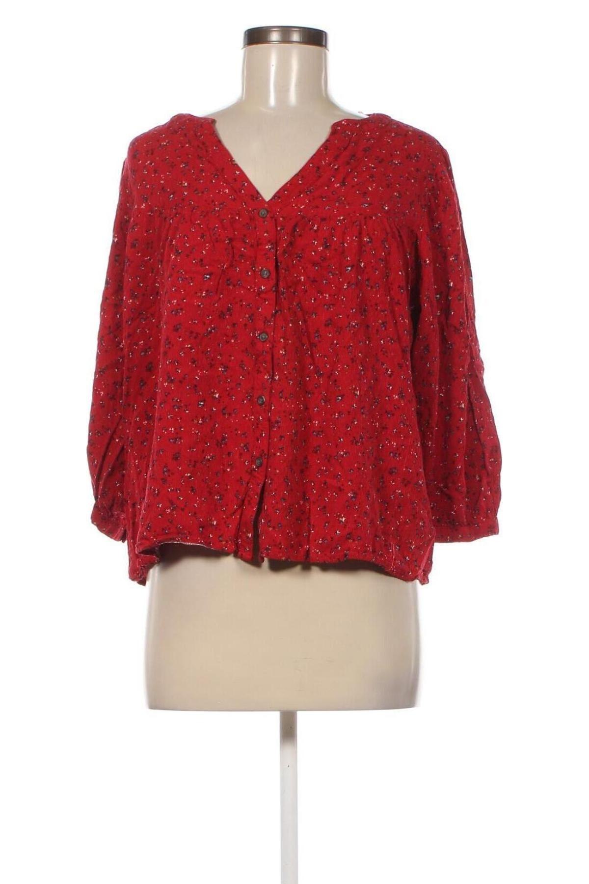 Γυναικείο πουκάμισο Esprit, Μέγεθος L, Χρώμα Κόκκινο, Τιμή 3,36 €
