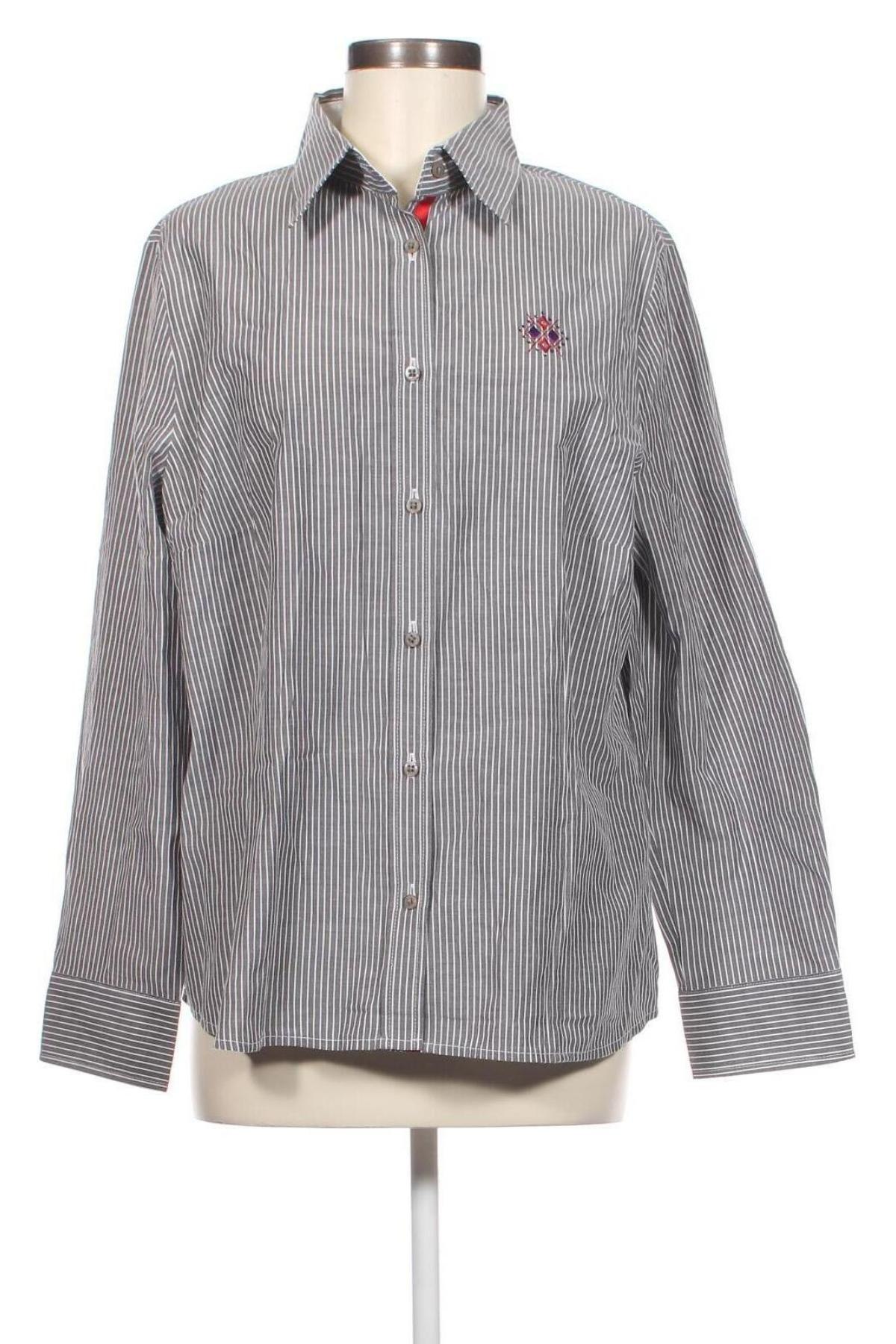Γυναικείο πουκάμισο Frank Walder, Μέγεθος XL, Χρώμα Γκρί, Τιμή 29,69 €