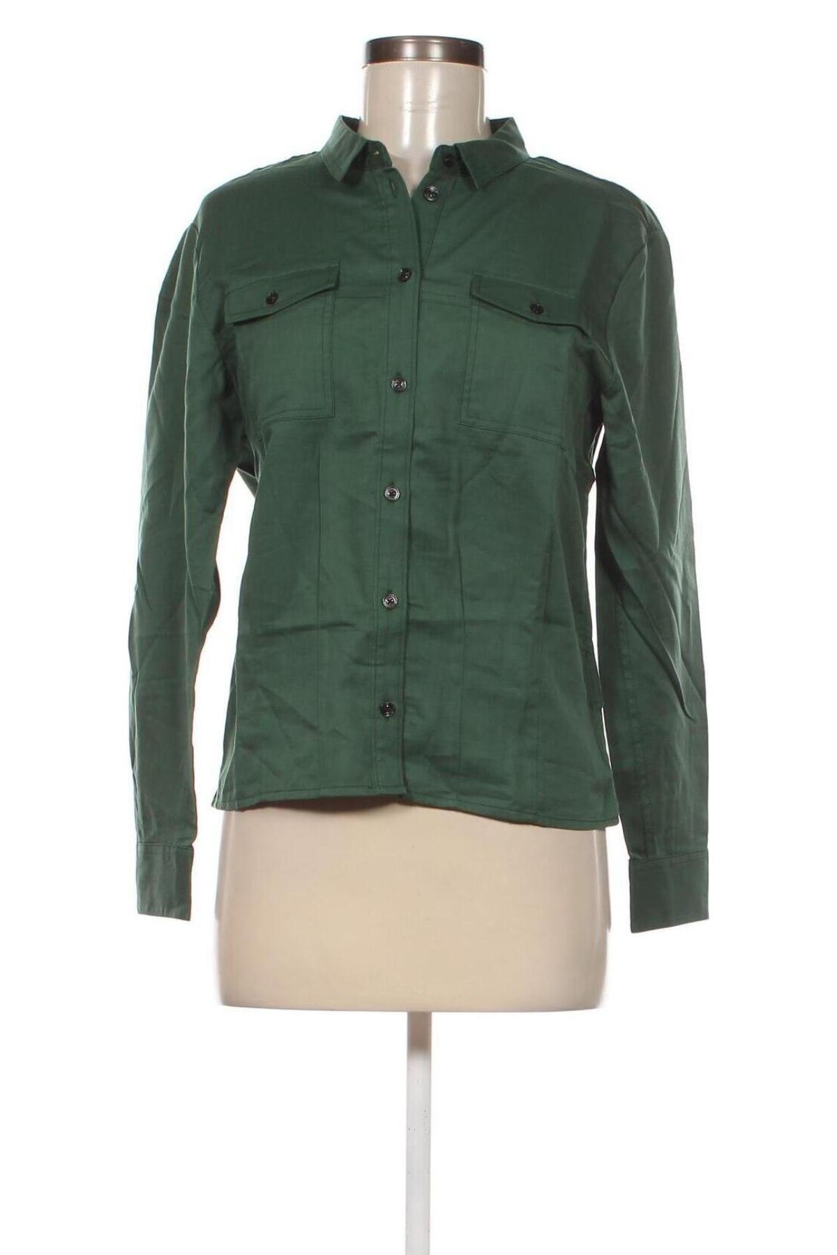 Γυναικείο πουκάμισο G-Star Raw, Μέγεθος XS, Χρώμα Πράσινο, Τιμή 31,57 €