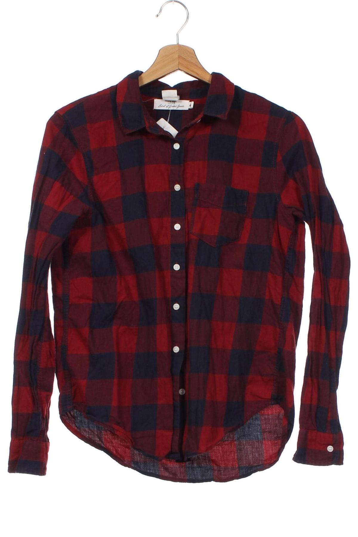 Γυναικείο πουκάμισο H&M L.O.G.G., Μέγεθος XS, Χρώμα Πολύχρωμο, Τιμή 4,73 €
