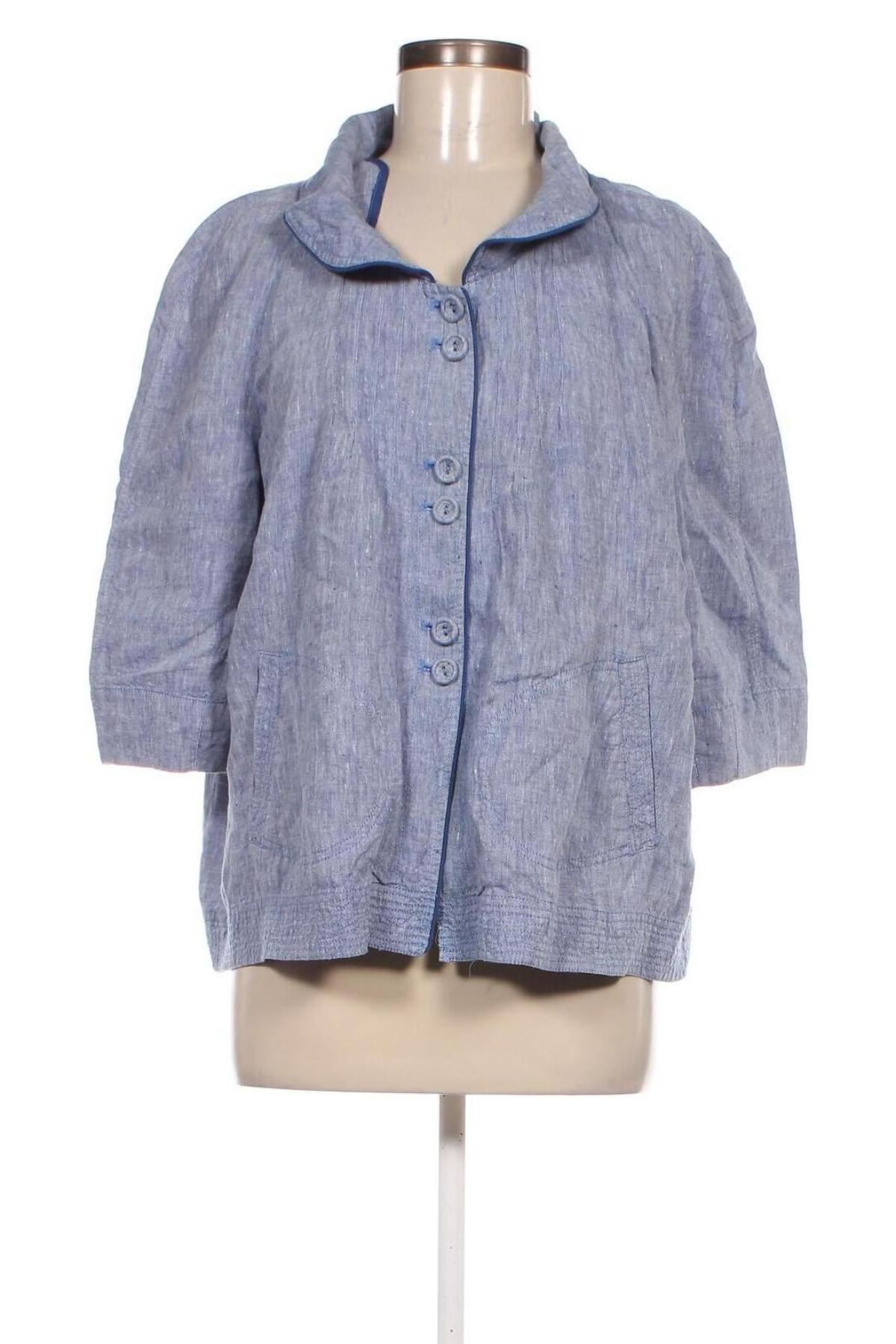 Γυναικείο πουκάμισο Jackpot, Μέγεθος XL, Χρώμα Μπλέ, Τιμή 13,00 €