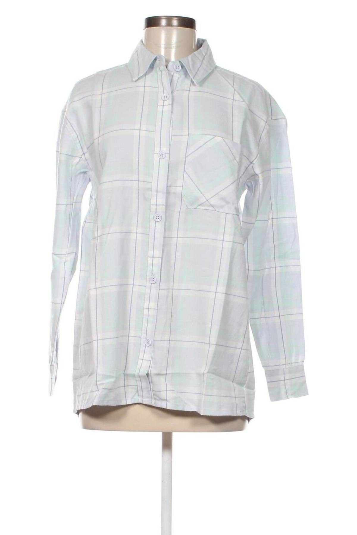 Γυναικείο πουκάμισο Jennyfer, Μέγεθος S, Χρώμα Μπλέ, Τιμή 7,22 €