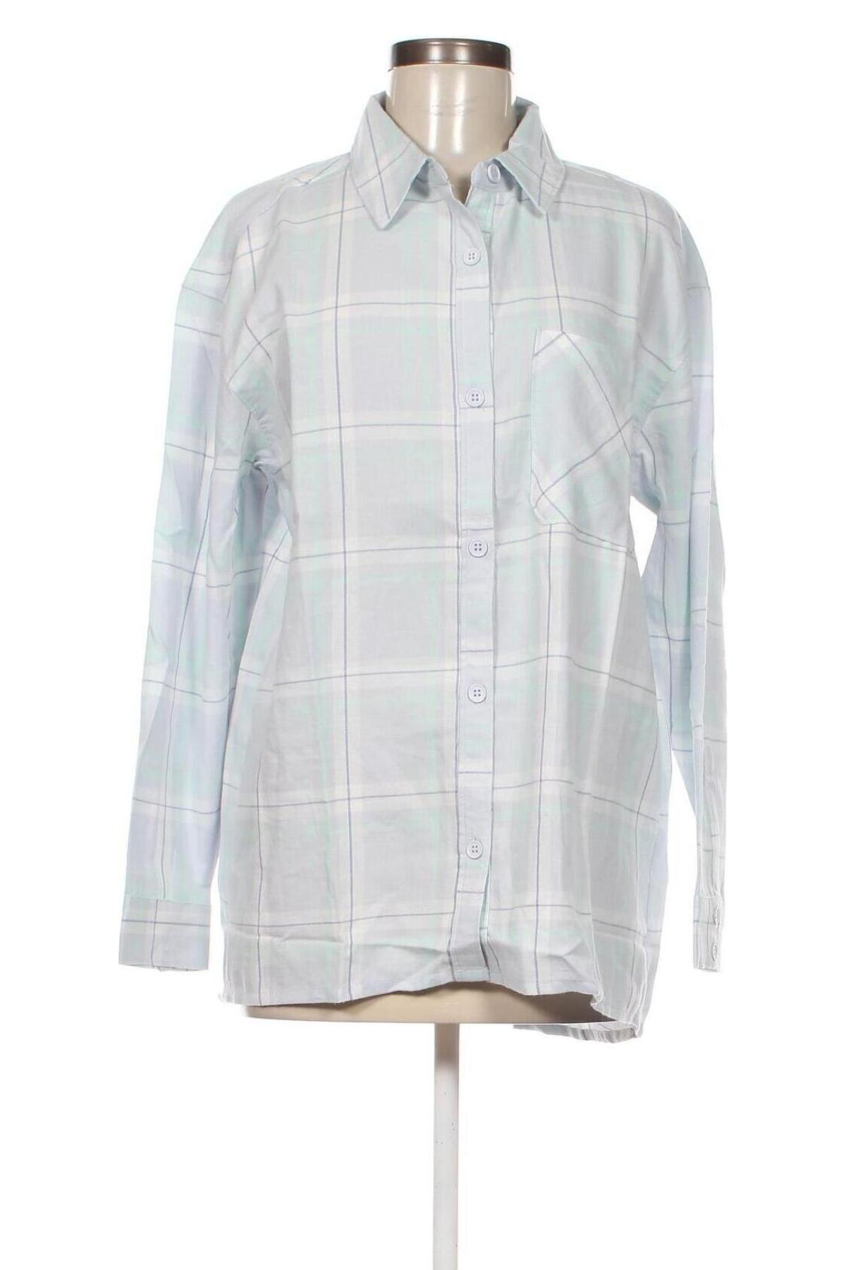 Γυναικείο πουκάμισο Jennyfer, Μέγεθος L, Χρώμα Μπλέ, Τιμή 7,22 €