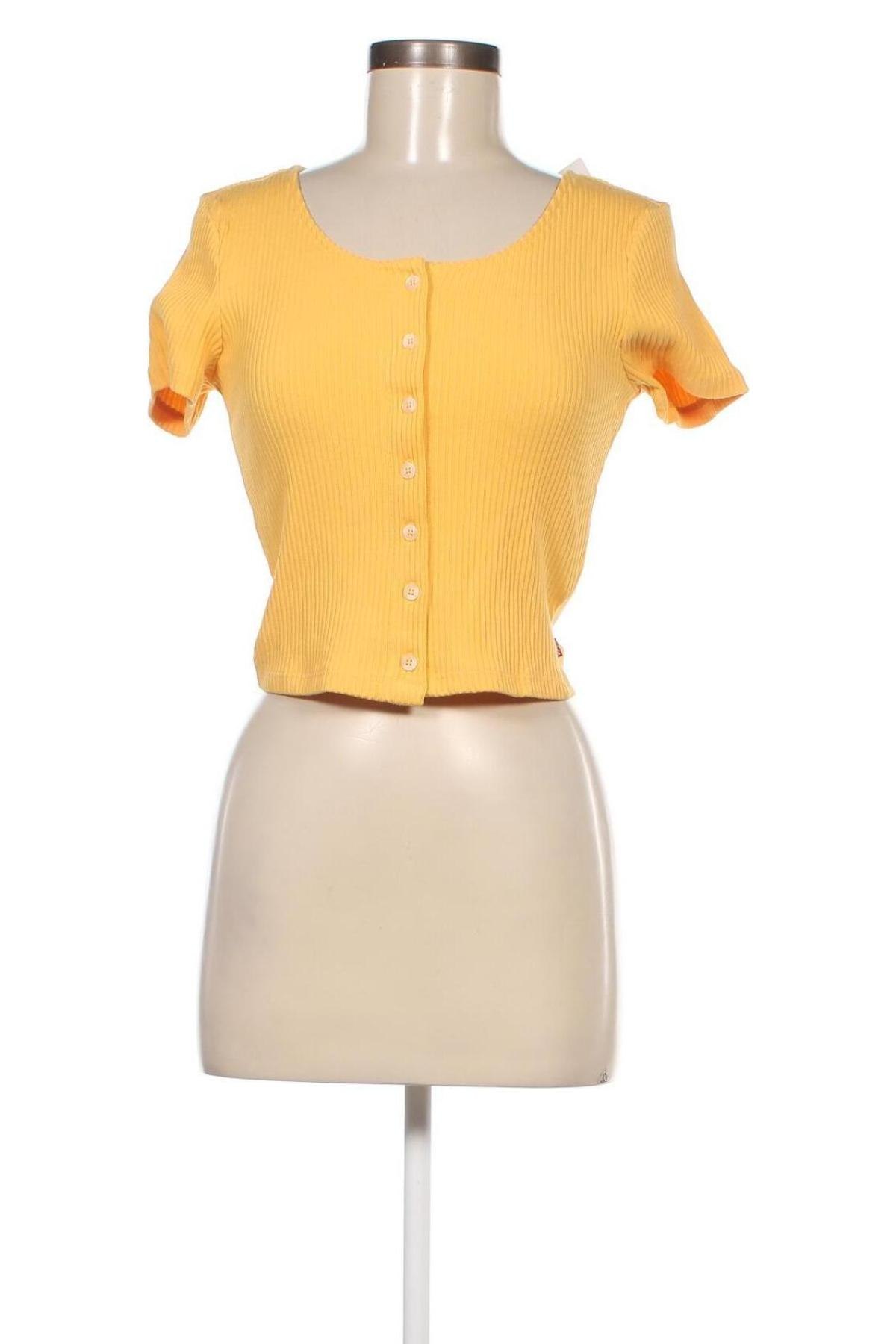 Дамска риза Levi's, Размер S, Цвят Жълт, Цена 108,00 лв.