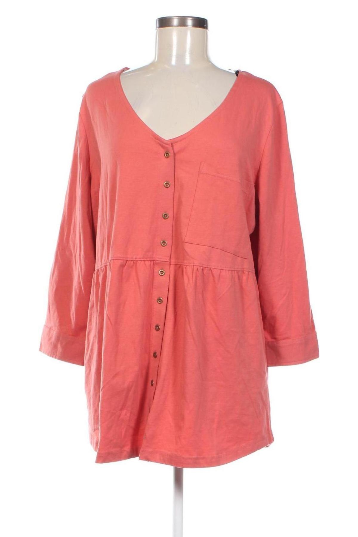 Дамска риза Maite Kelly by Bonprix, Размер XXL, Цвят Червен, Цена 27,20 лв.