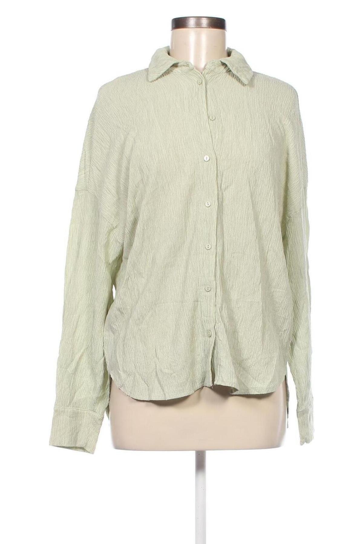 Γυναικείο πουκάμισο Mango, Μέγεθος L, Χρώμα Πράσινο, Τιμή 2,67 €