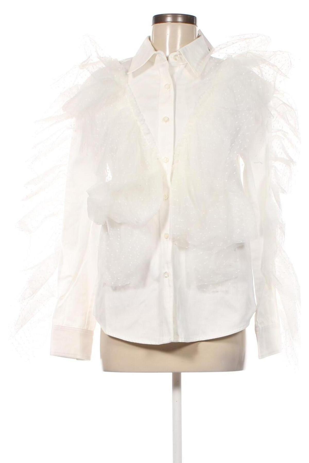 Γυναικείο πουκάμισο Miss Sixty, Μέγεθος XS, Χρώμα Λευκό, Τιμή 55,67 €