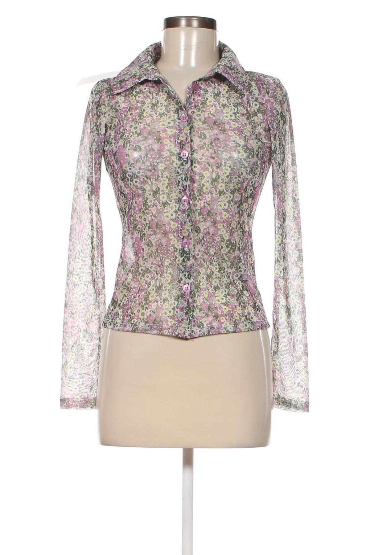 Γυναικείο πουκάμισο NA-KD, Μέγεθος XXS, Χρώμα Πολύχρωμο, Τιμή 7,94 €