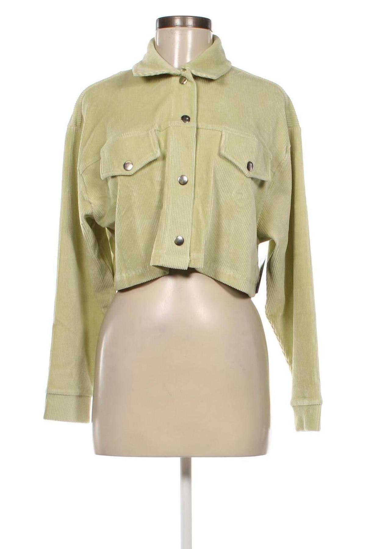 Γυναικείο πουκάμισο Nly Trend, Μέγεθος XS, Χρώμα Πράσινο, Τιμή 8,25 €