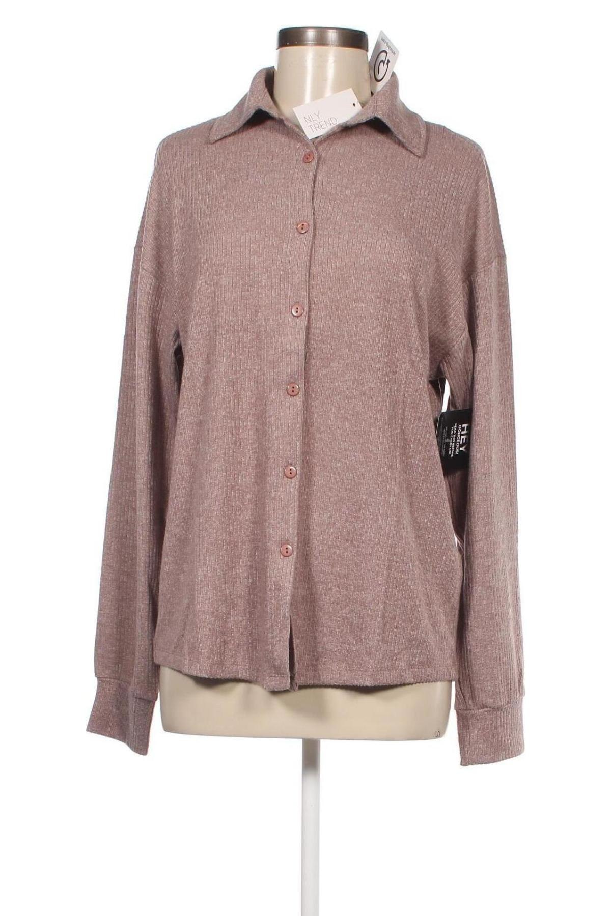 Γυναικείο πουκάμισο Nly Trend, Μέγεθος XS, Χρώμα Βιολετί, Τιμή 7,63 €