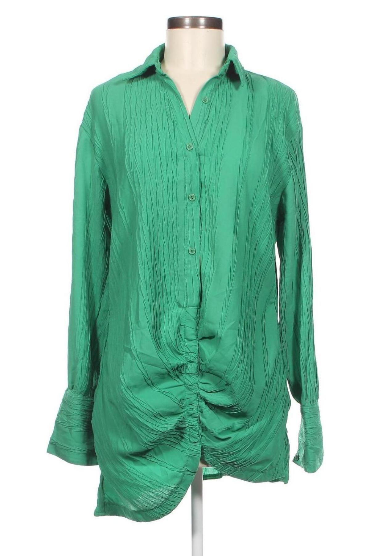 Дамска риза Pretty Little Thing, Размер XS, Цвят Зелен, Цена 25,00 лв.