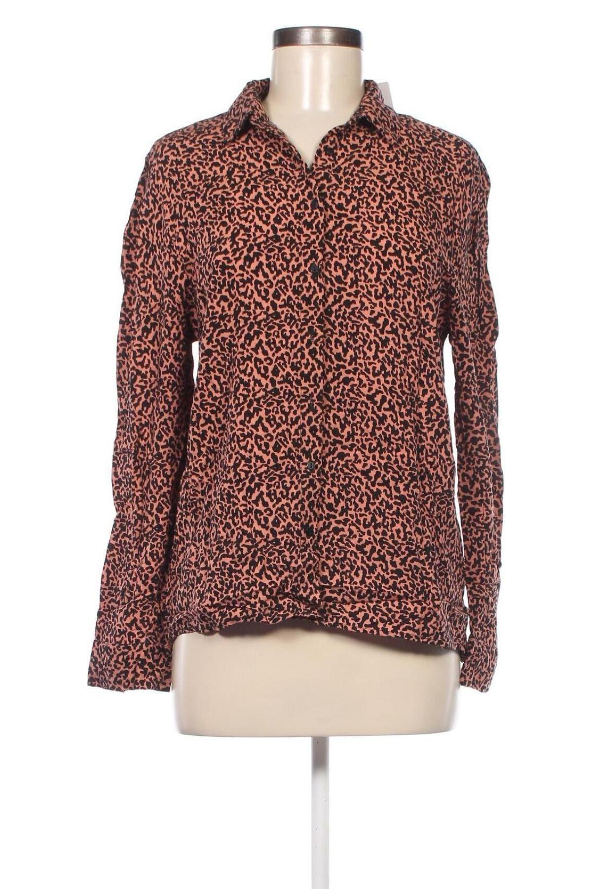 Дамска риза Pull&Bear, Размер M, Цвят Многоцветен, Цена 6,50 лв.