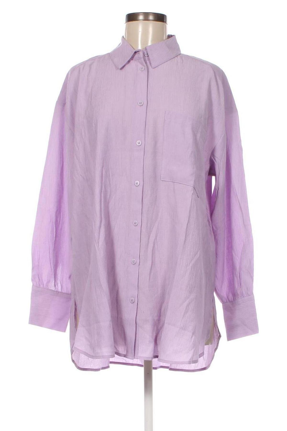 Γυναικείο πουκάμισο Q/S by S.Oliver, Μέγεθος M, Χρώμα Βιολετί, Τιμή 9,92 €