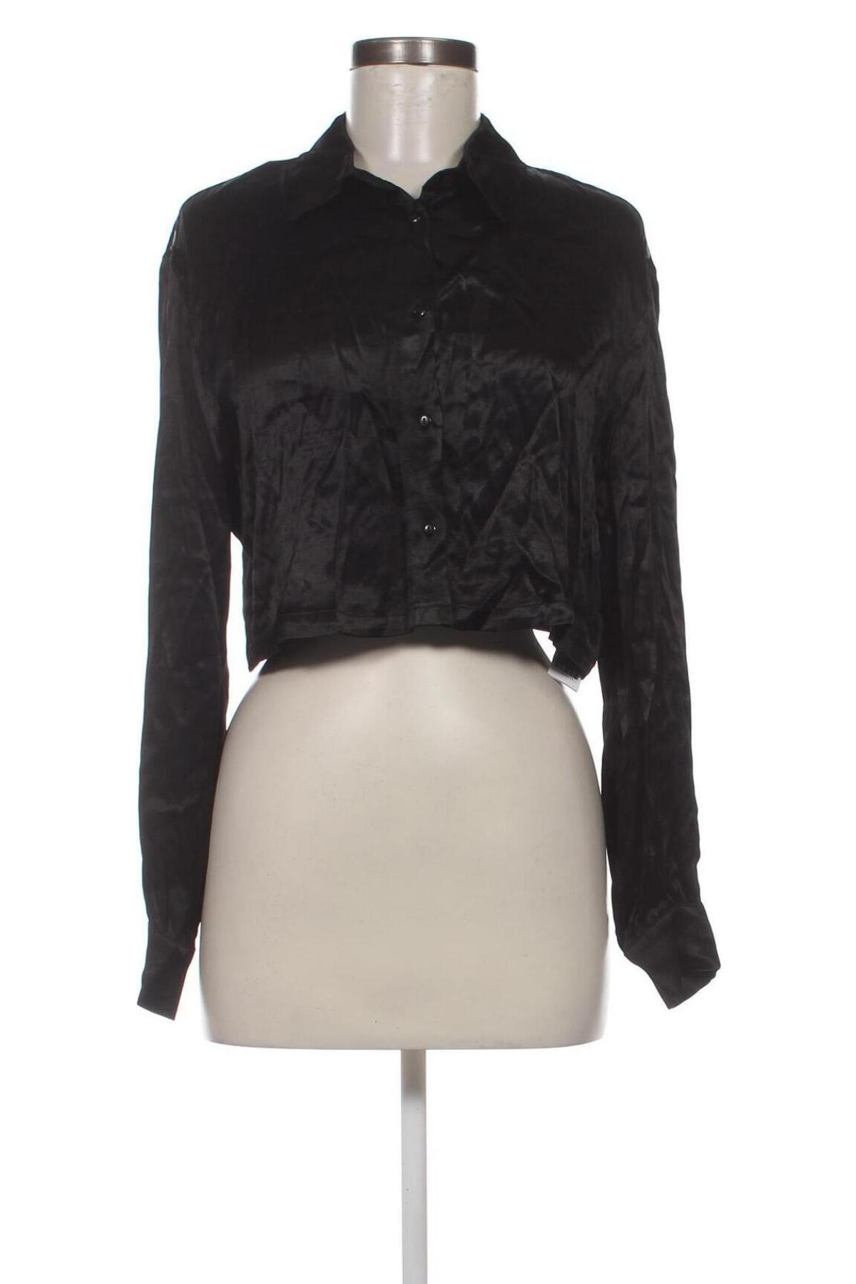 Γυναικείο πουκάμισο Tally Weijl, Μέγεθος M, Χρώμα Μαύρο, Τιμή 8,04 €