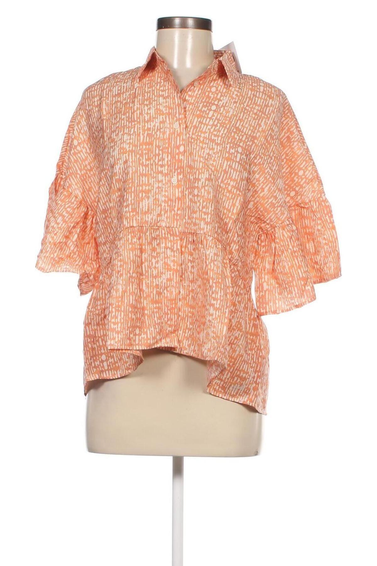 Γυναικείο πουκάμισο Tamaris, Μέγεθος S, Χρώμα Πορτοκαλί, Τιμή 5,95 €