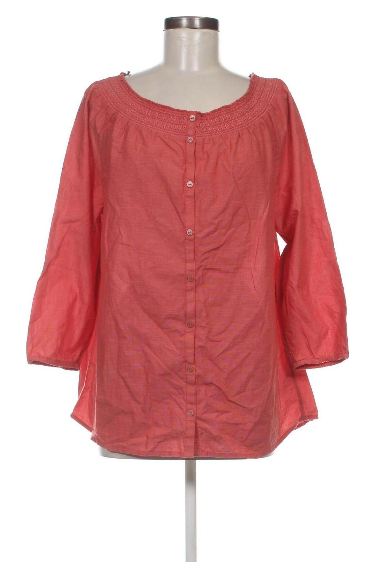 Дамска риза Tom Tailor, Размер XL, Цвят Розов, Цена 20,40 лв.
