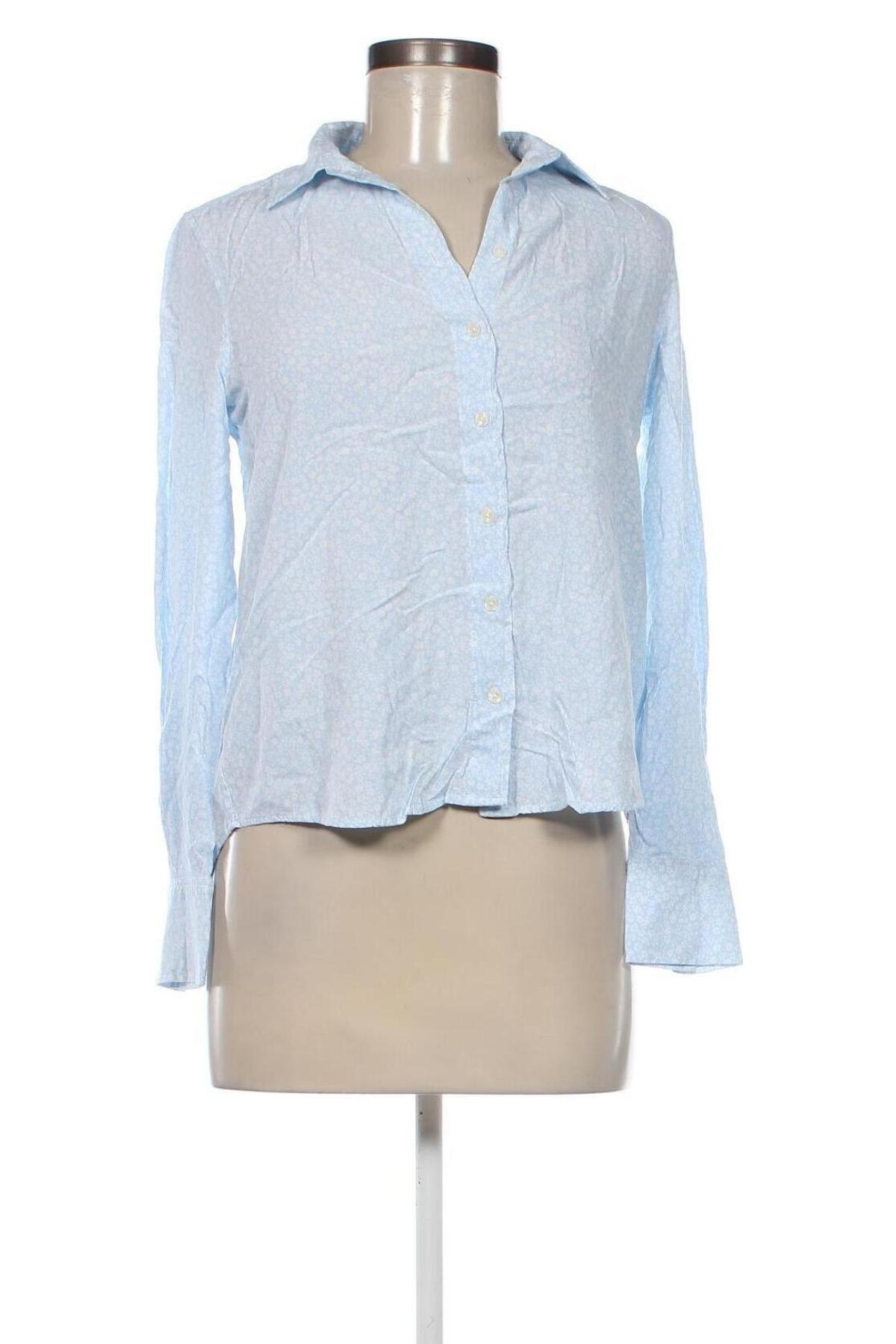 Γυναικείο πουκάμισο Tommy Hilfiger, Μέγεθος XS, Χρώμα Μπλέ, Τιμή 18,56 €