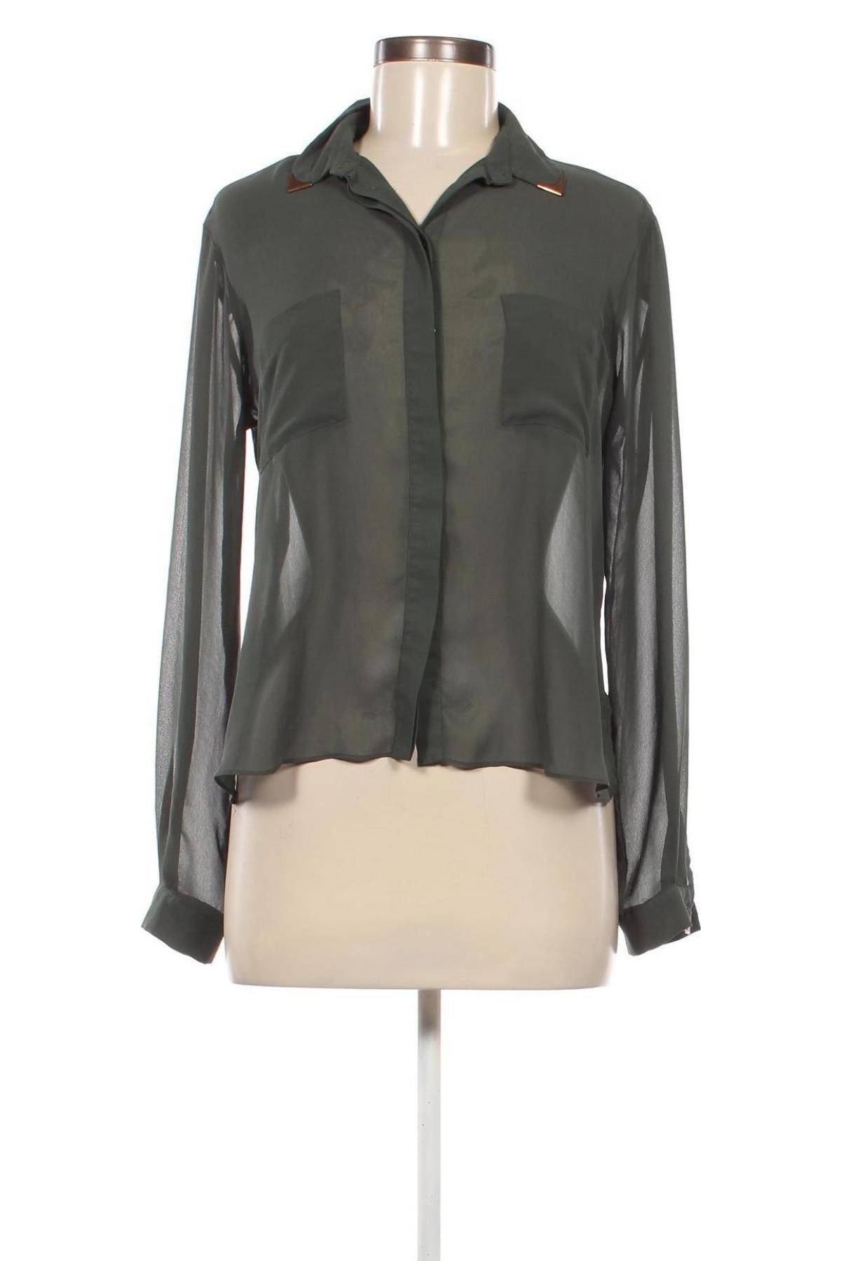 Γυναικείο πουκάμισο Topshop, Μέγεθος M, Χρώμα Πράσινο, Τιμή 2,61 €