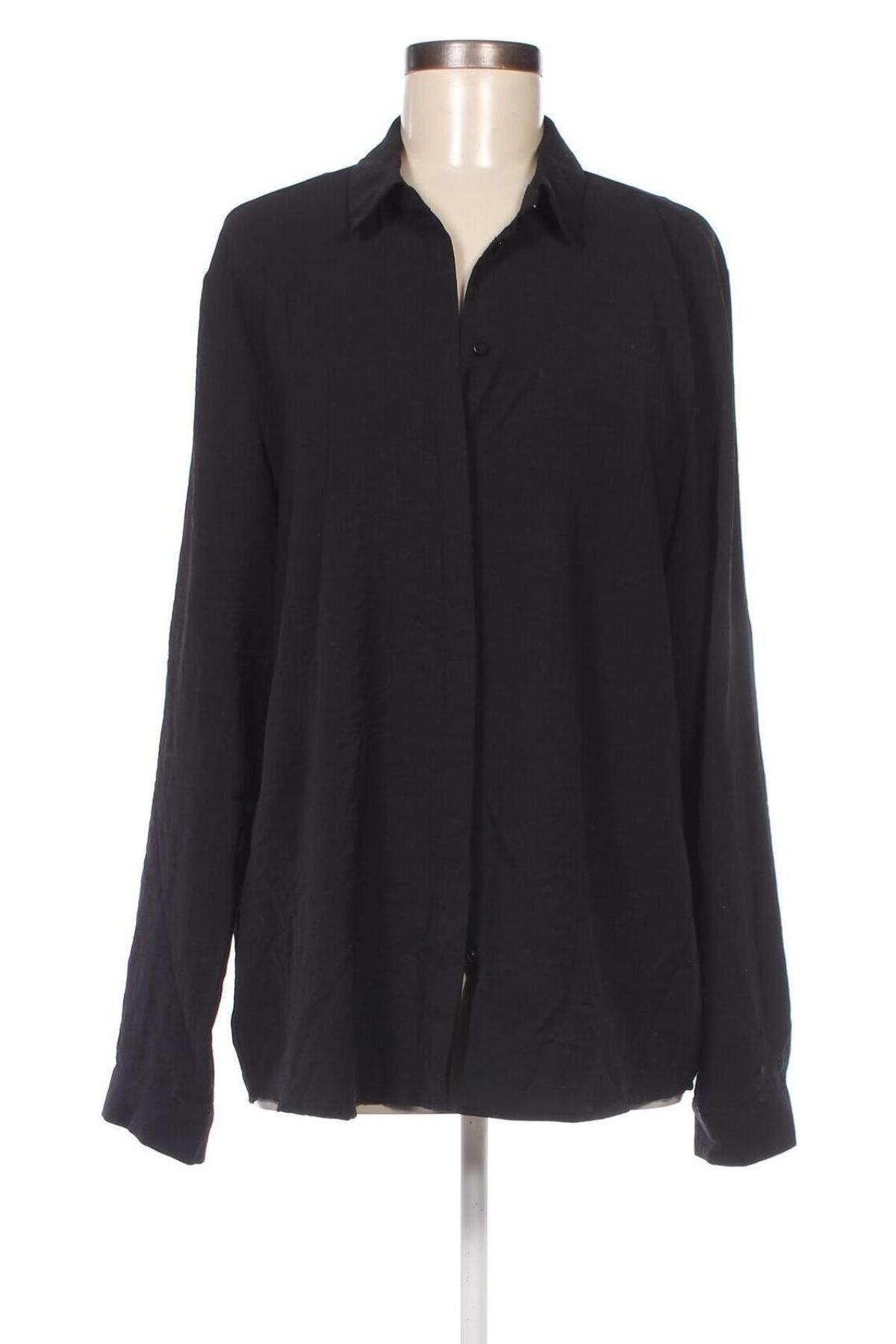 Γυναικείο πουκάμισο WE, Μέγεθος L, Χρώμα Μαύρο, Τιμή 5,26 €