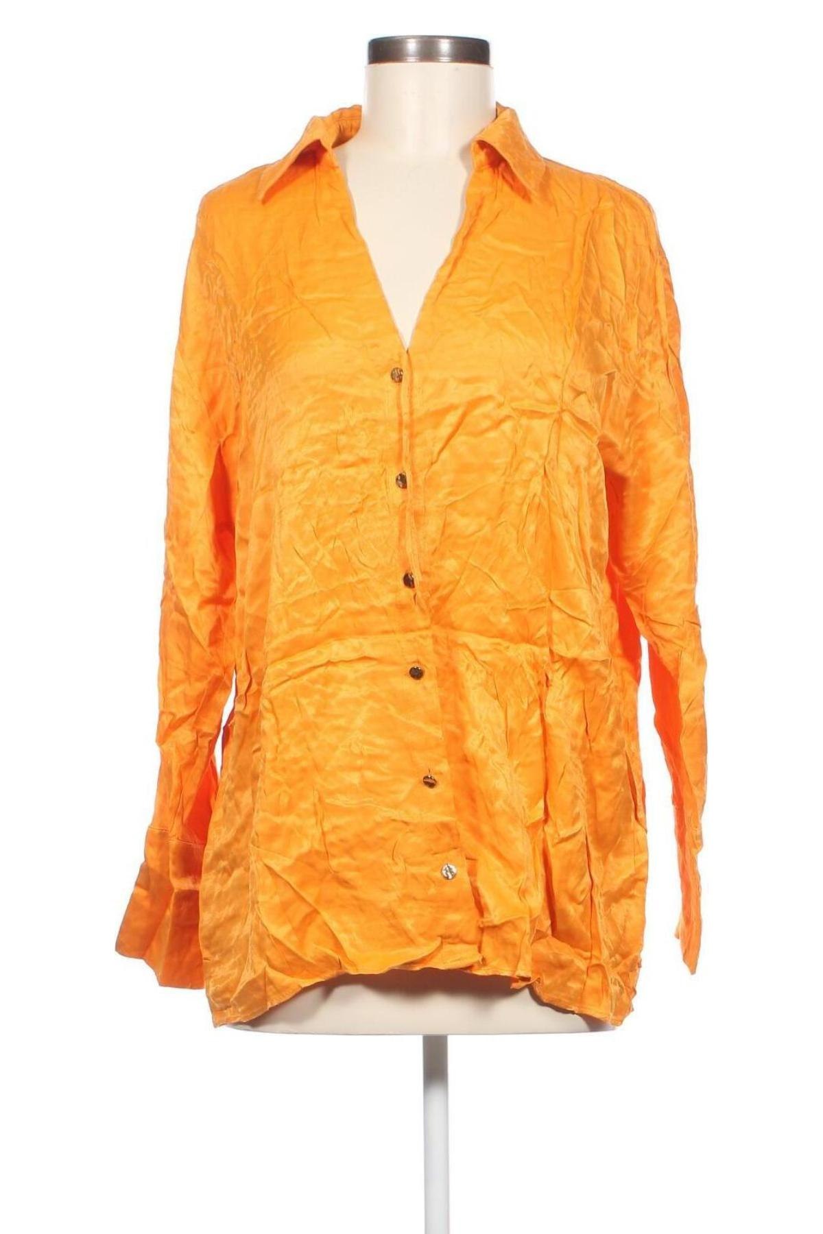 Dámska košeľa  Zara, Veľkosť L, Farba Oranžová, Cena  4,59 €