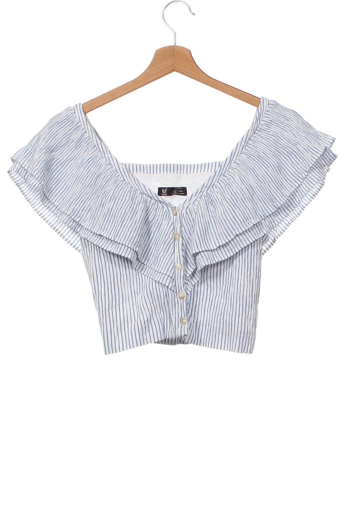 Дамска риза Zara Trafaluc, Размер S, Цвят Многоцветен, Цена 32,41 лв.