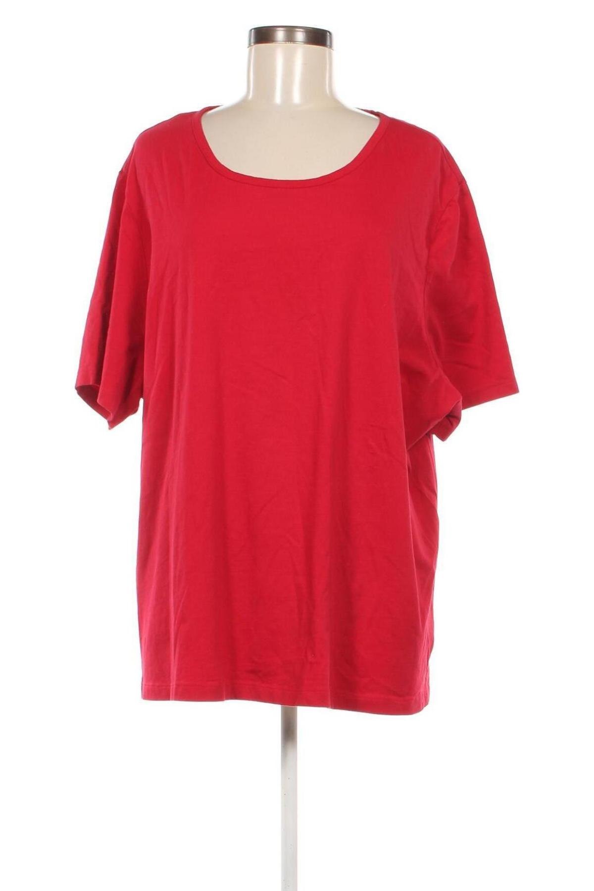 Damen T-Shirt, Größe 4XL, Farbe Rot, Preis 6,67 €