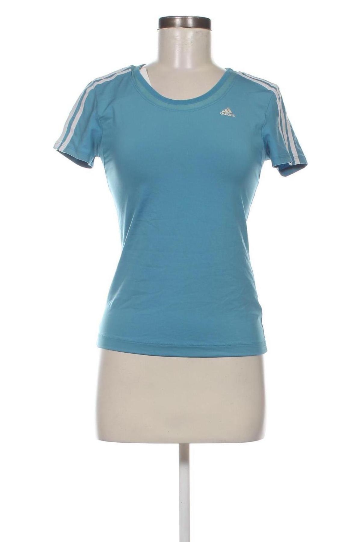 Damen T-Shirt Adidas, Größe M, Farbe Blau, Preis € 13,84