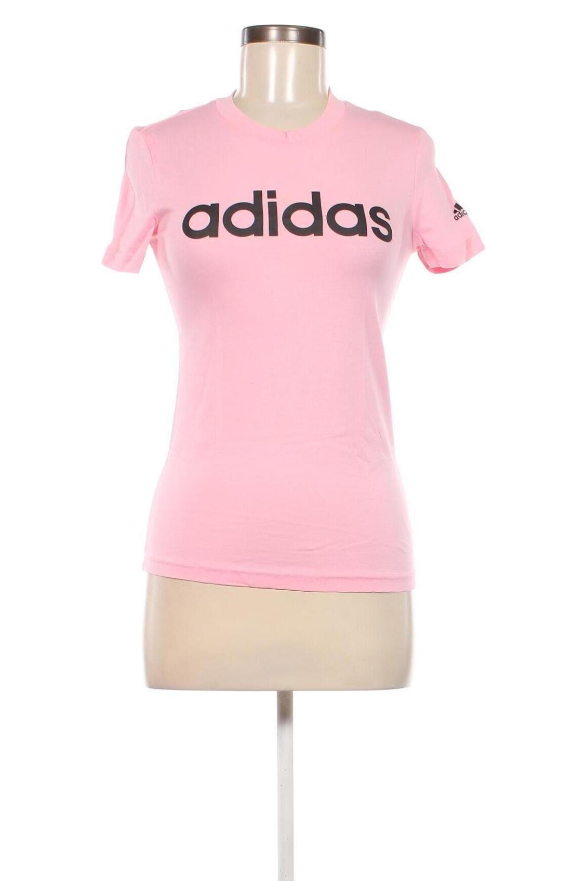 Damen T-Shirt Adidas, Größe XS, Farbe Rosa, Preis € 13,81
