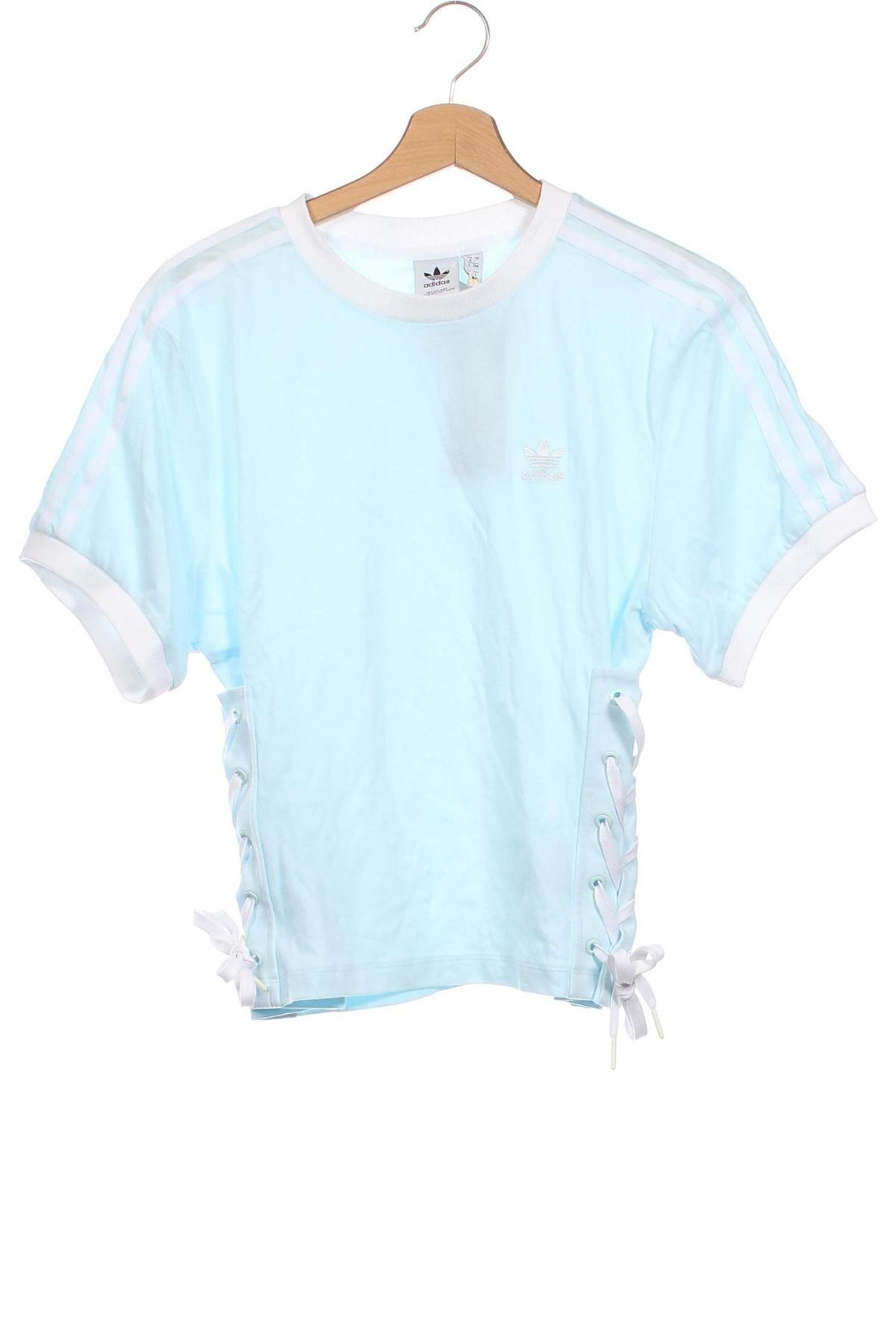 Damen T-Shirt Adidas Originals, Größe XS, Farbe Blau, Preis € 15,98