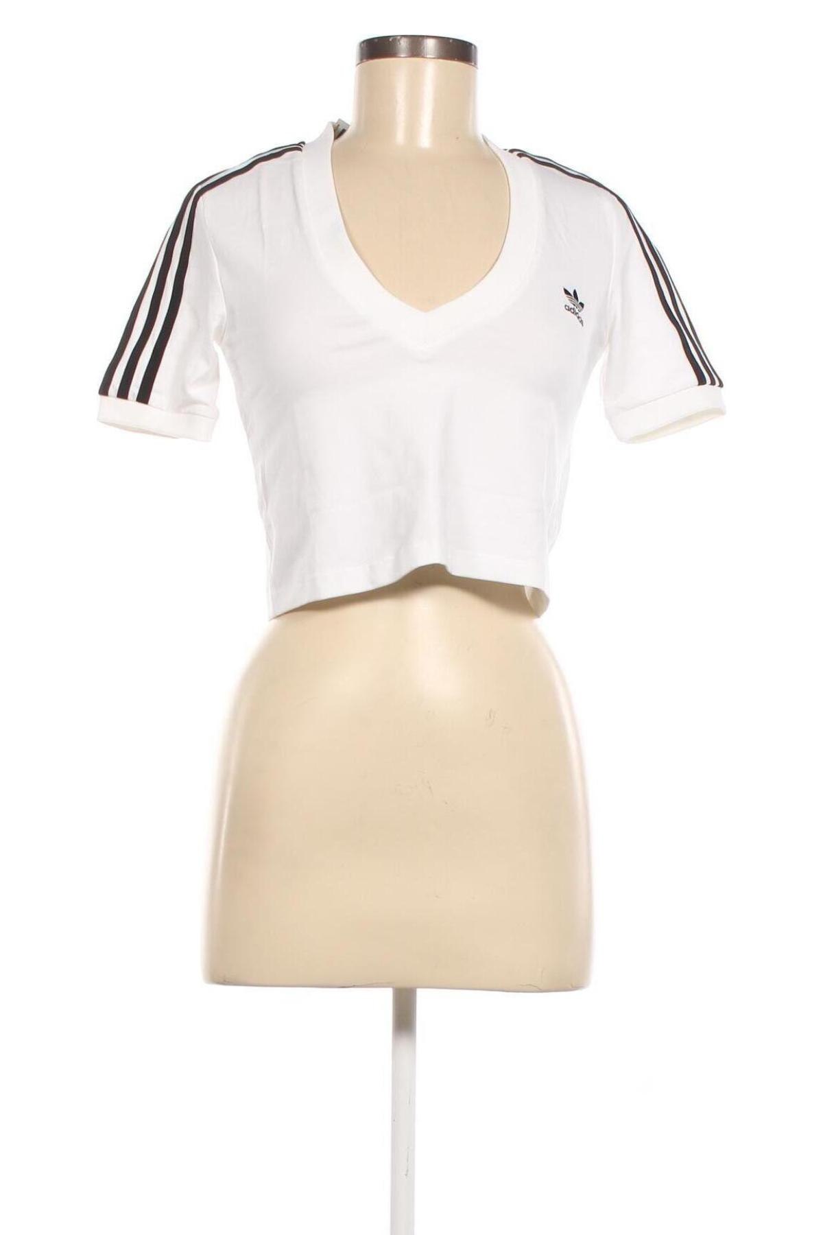 Γυναικείο t-shirt Adidas Originals, Μέγεθος S, Χρώμα Λευκό, Τιμή 31,96 €