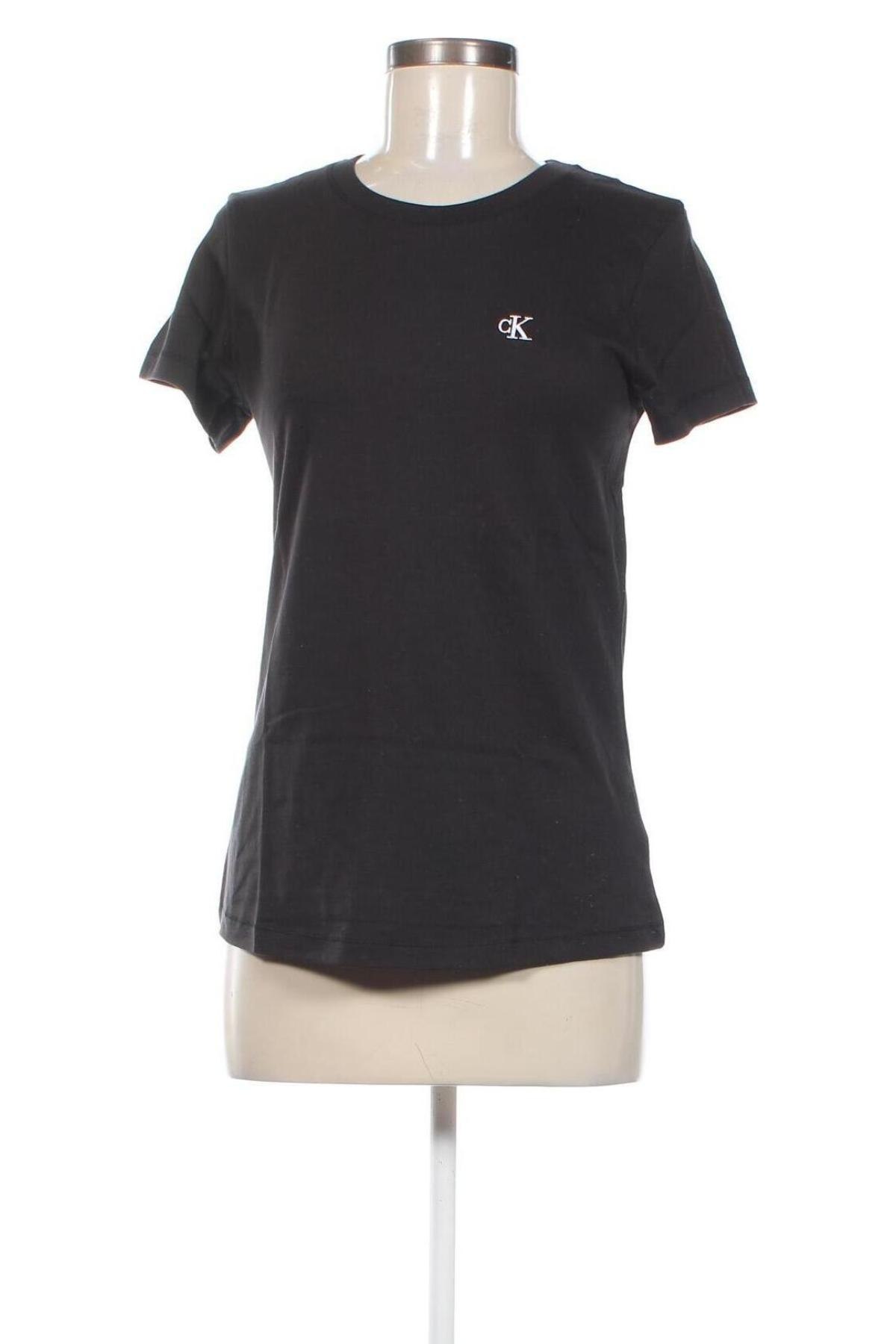 Tricou de femei Calvin Klein Jeans, Mărime M, Culoare Negru, Preț 203,95 Lei