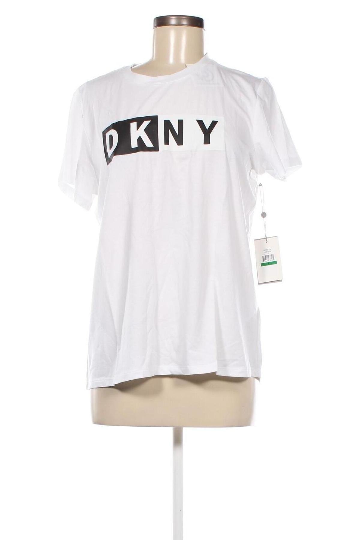 Damski T-shirt DKNY, Rozmiar L, Kolor Biały, Cena 191,91 zł